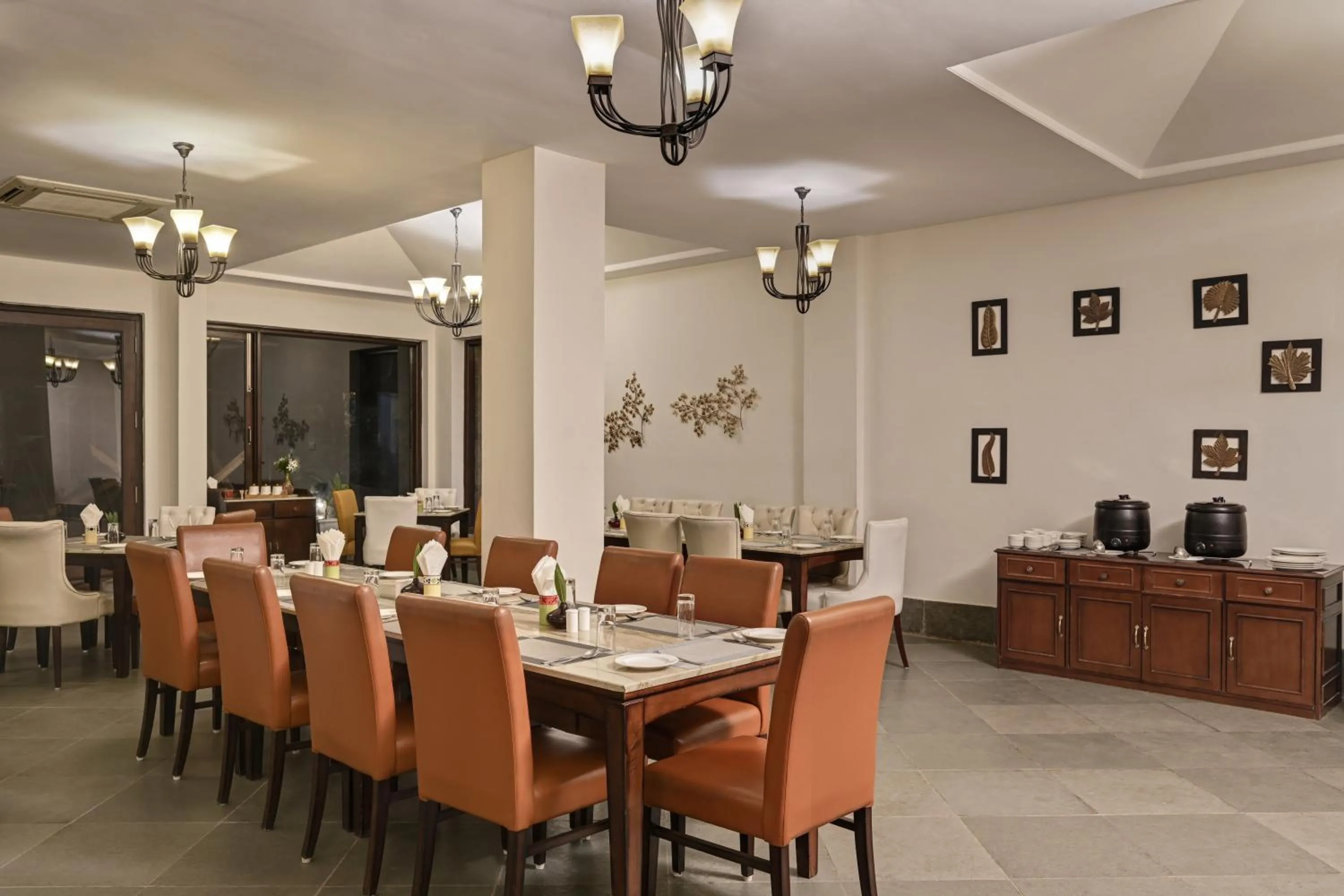 Dinner in Anandam - Jacuzzi & Private Pool Villas in Udaipur