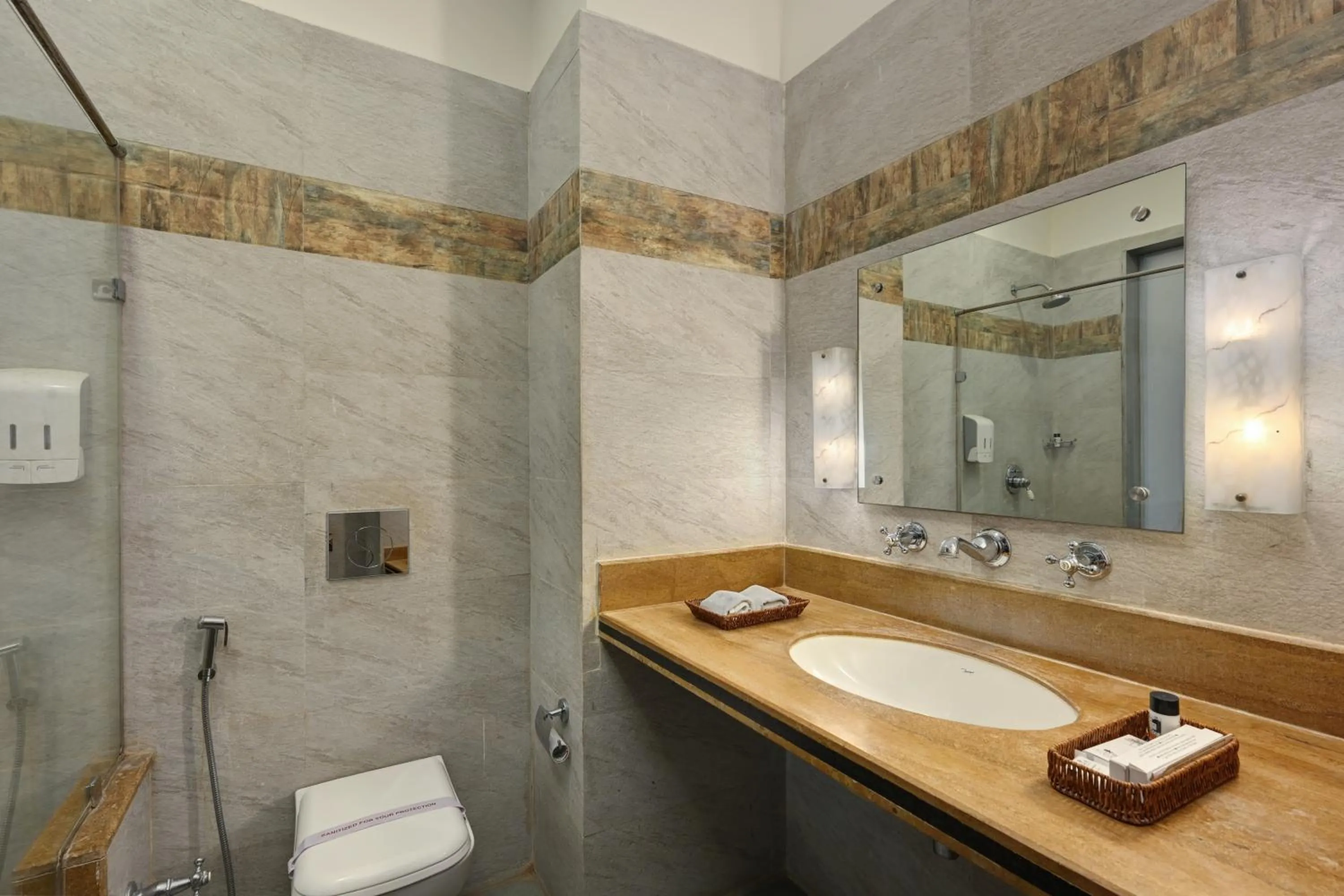 Bathroom in Anandam - Jacuzzi & Private Pool Villas in Udaipur