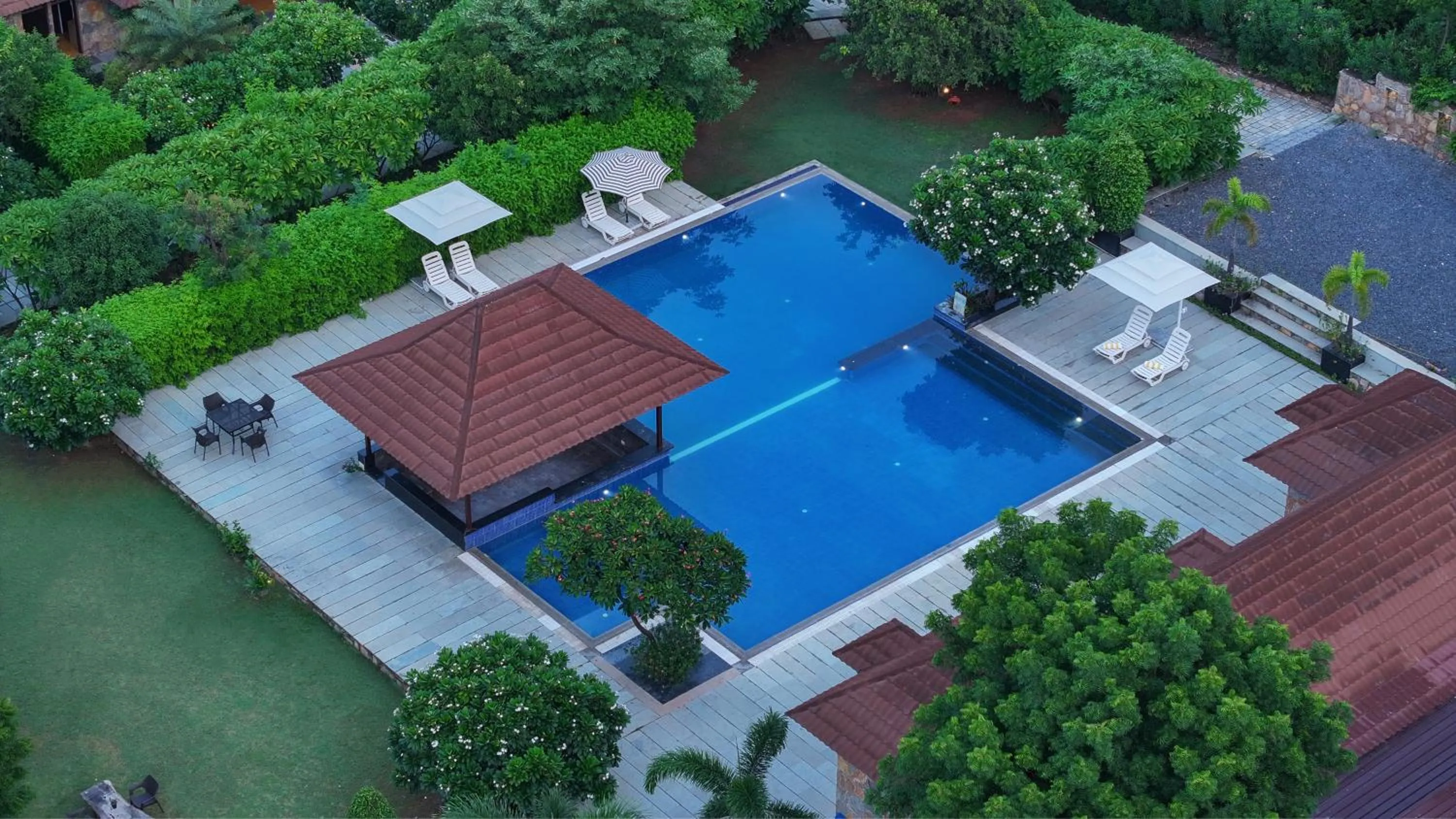 Property building in Anandam - Jacuzzi & Private Pool Villas in Udaipur