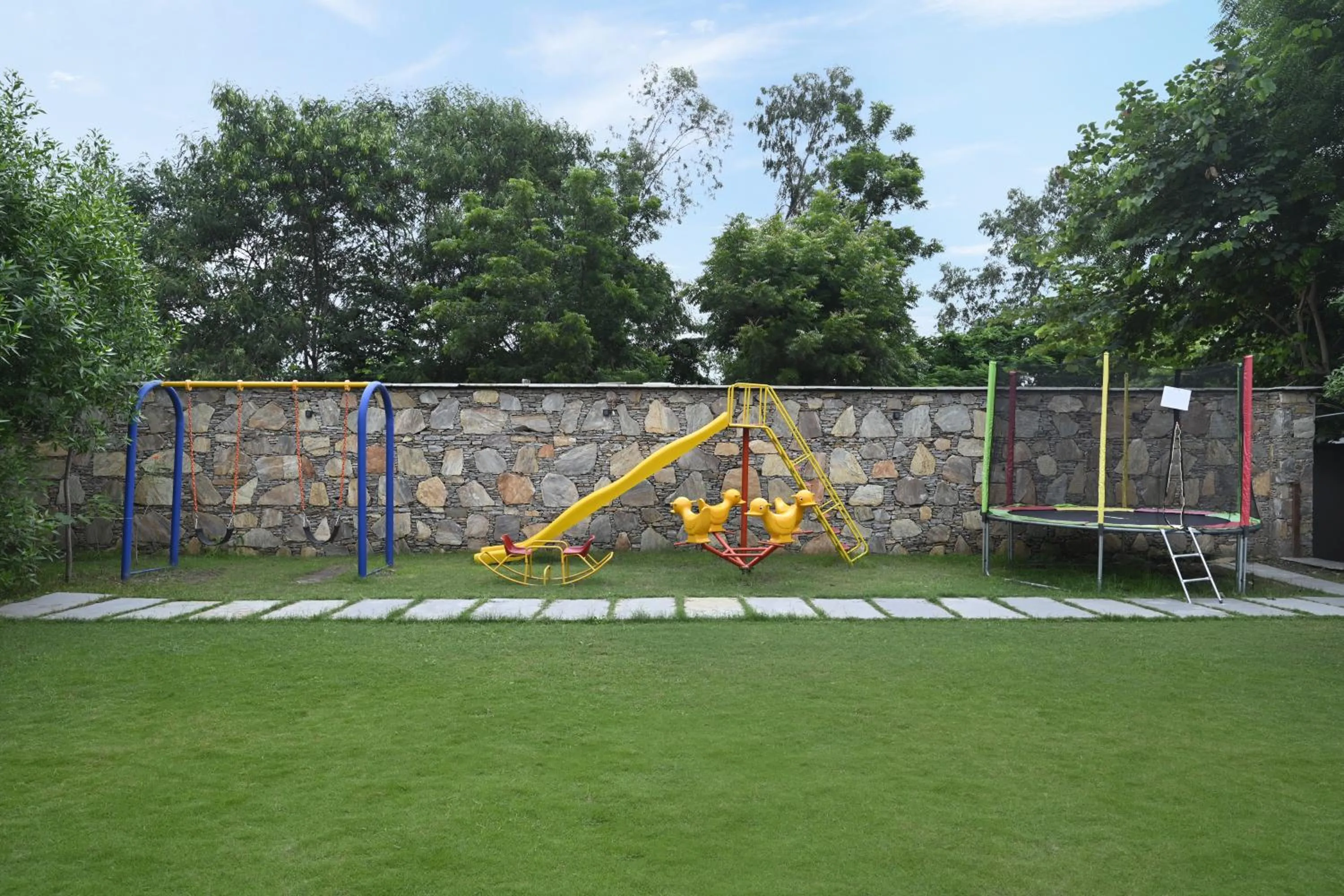 Children play ground in Anandam - Jacuzzi & Private Pool Villas in Udaipur