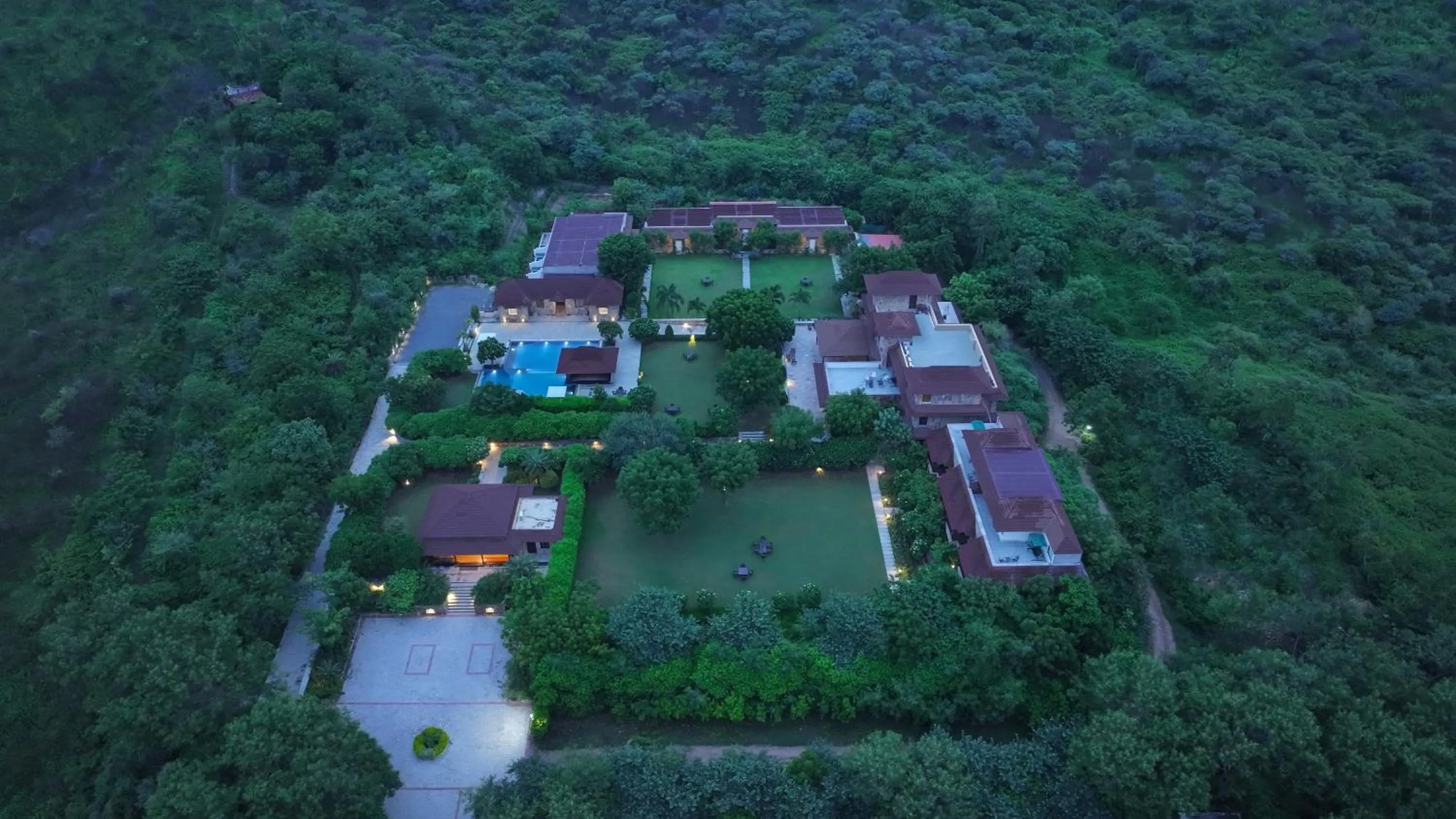 Property building in Anandam - Jacuzzi & Private Pool Villas in Udaipur