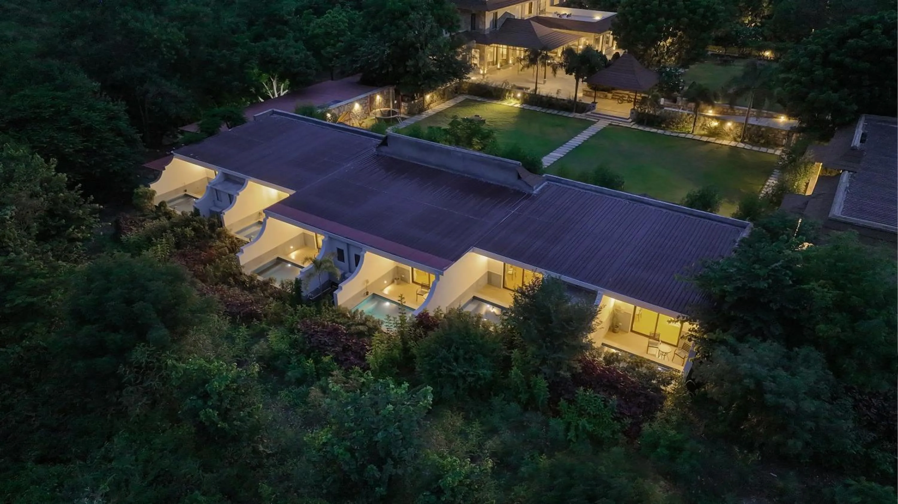 Property building in Anandam - Jacuzzi & Private Pool Villas in Udaipur