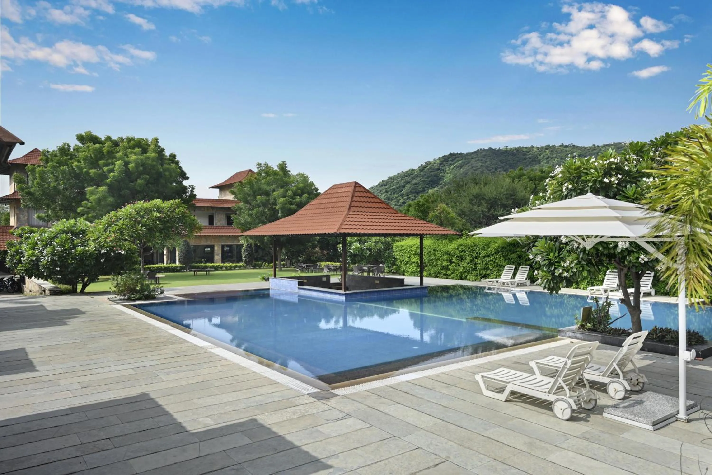 Natural landscape in Anandam - Jacuzzi & Private Pool Villas in Udaipur
