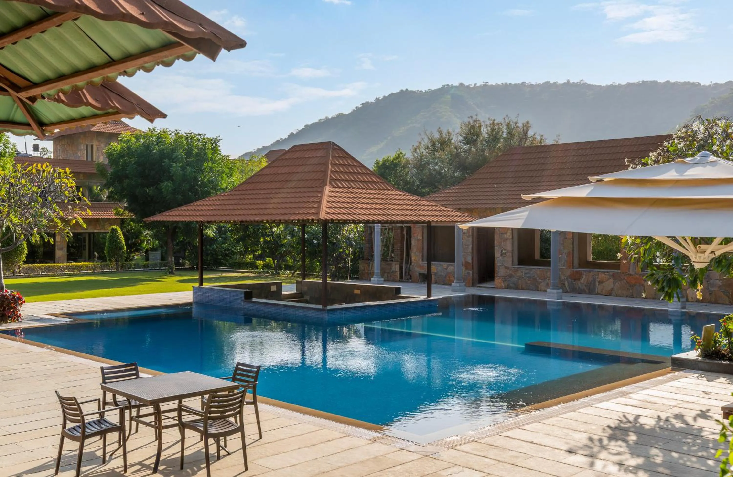 Breakfast in Anandam - Jacuzzi & Private Pool Villas in Udaipur