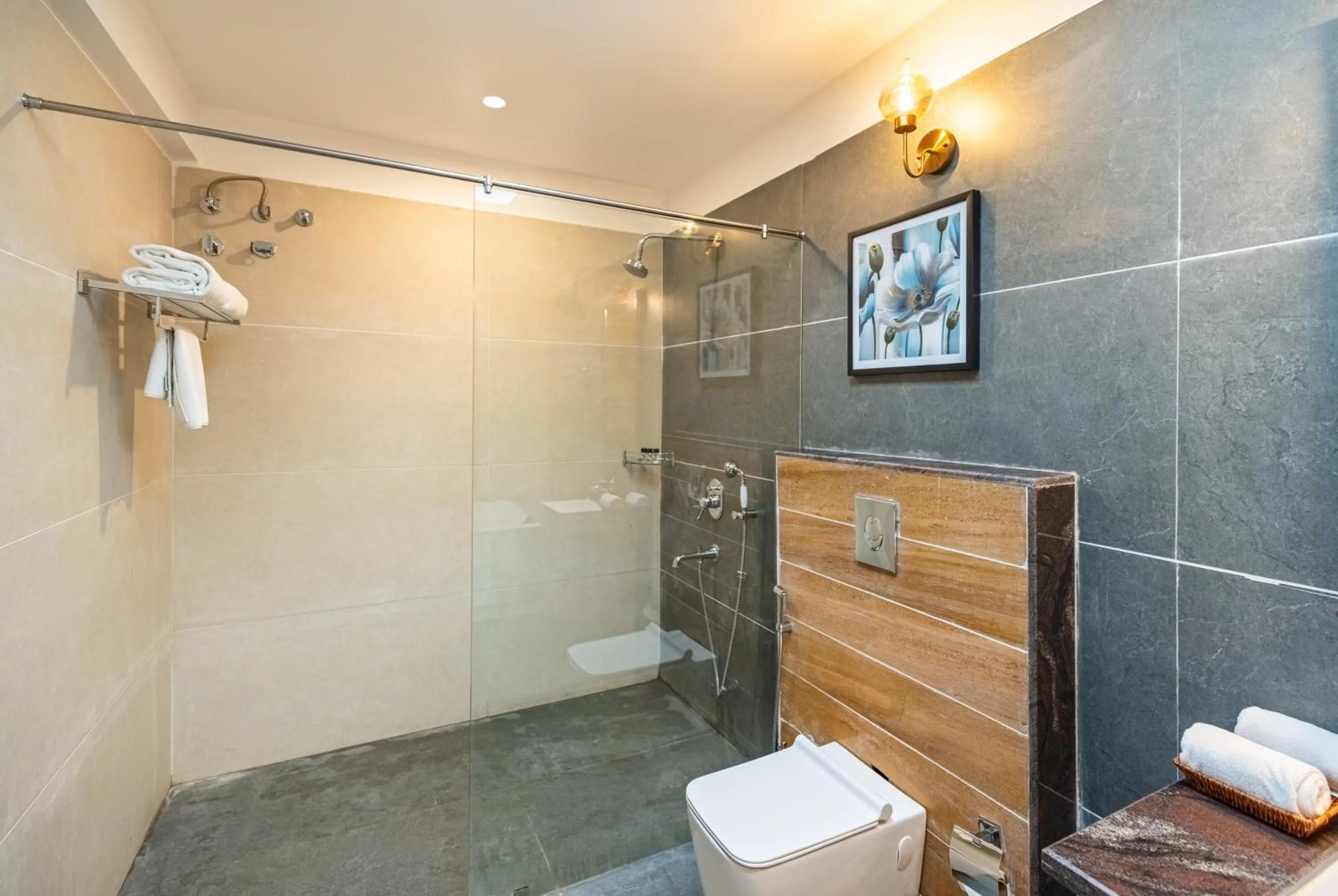 Bathroom in Anandam - Jacuzzi & Private Pool Villas in Udaipur
