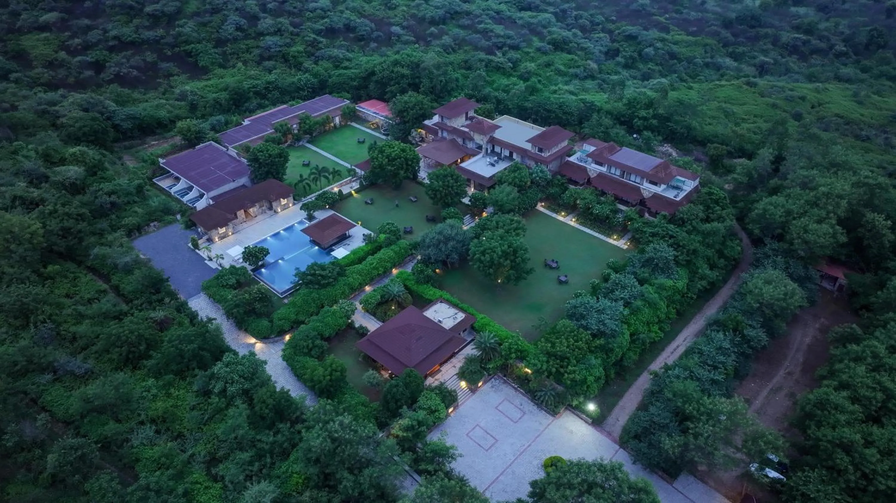 Property building in Anandam - Jacuzzi & Private Pool Villas in Udaipur