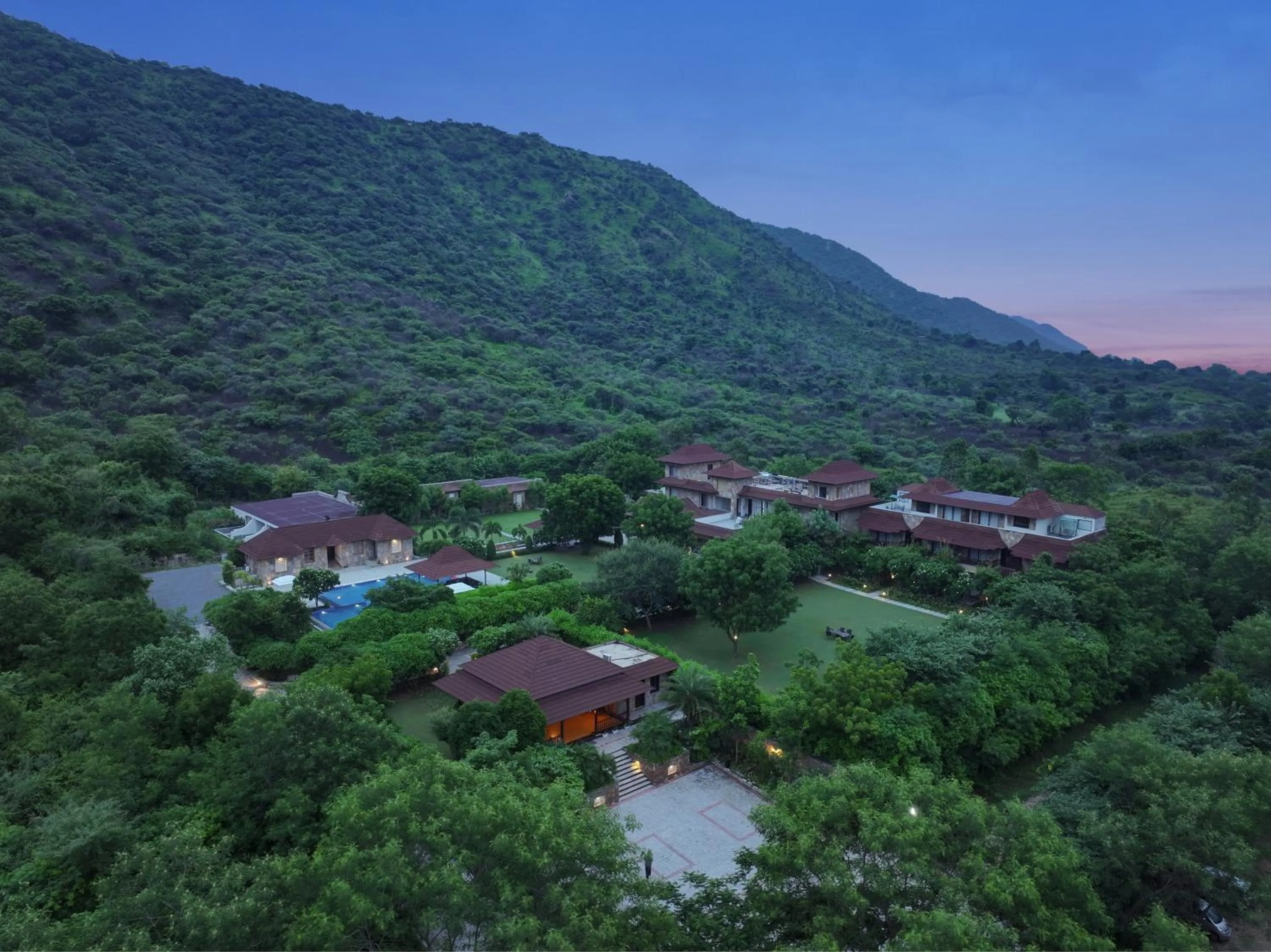 Property building in Anandam - Jacuzzi & Private Pool Villas in Udaipur