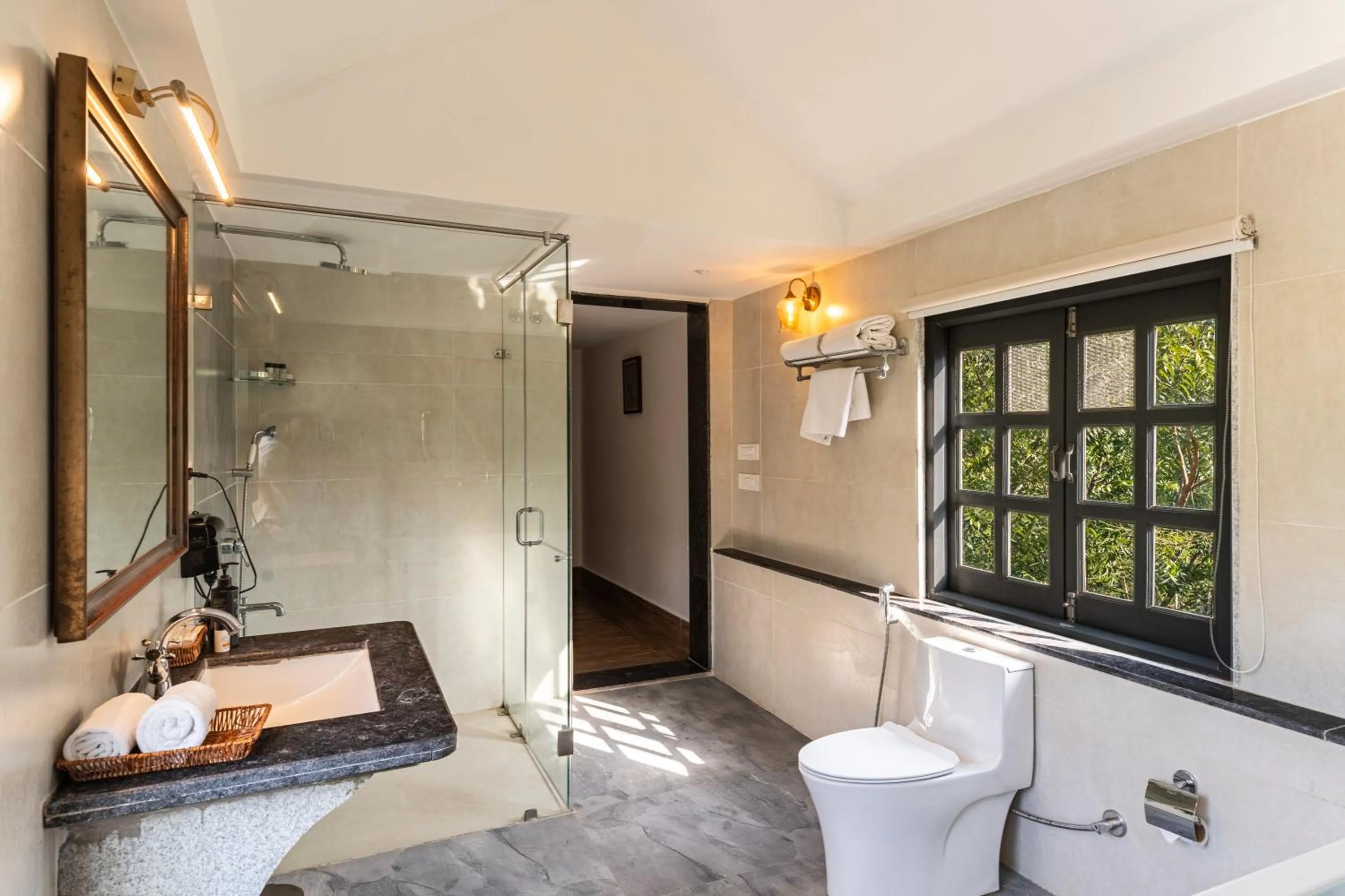 Bathroom in Anandam - Jacuzzi & Private Pool Villas in Udaipur
