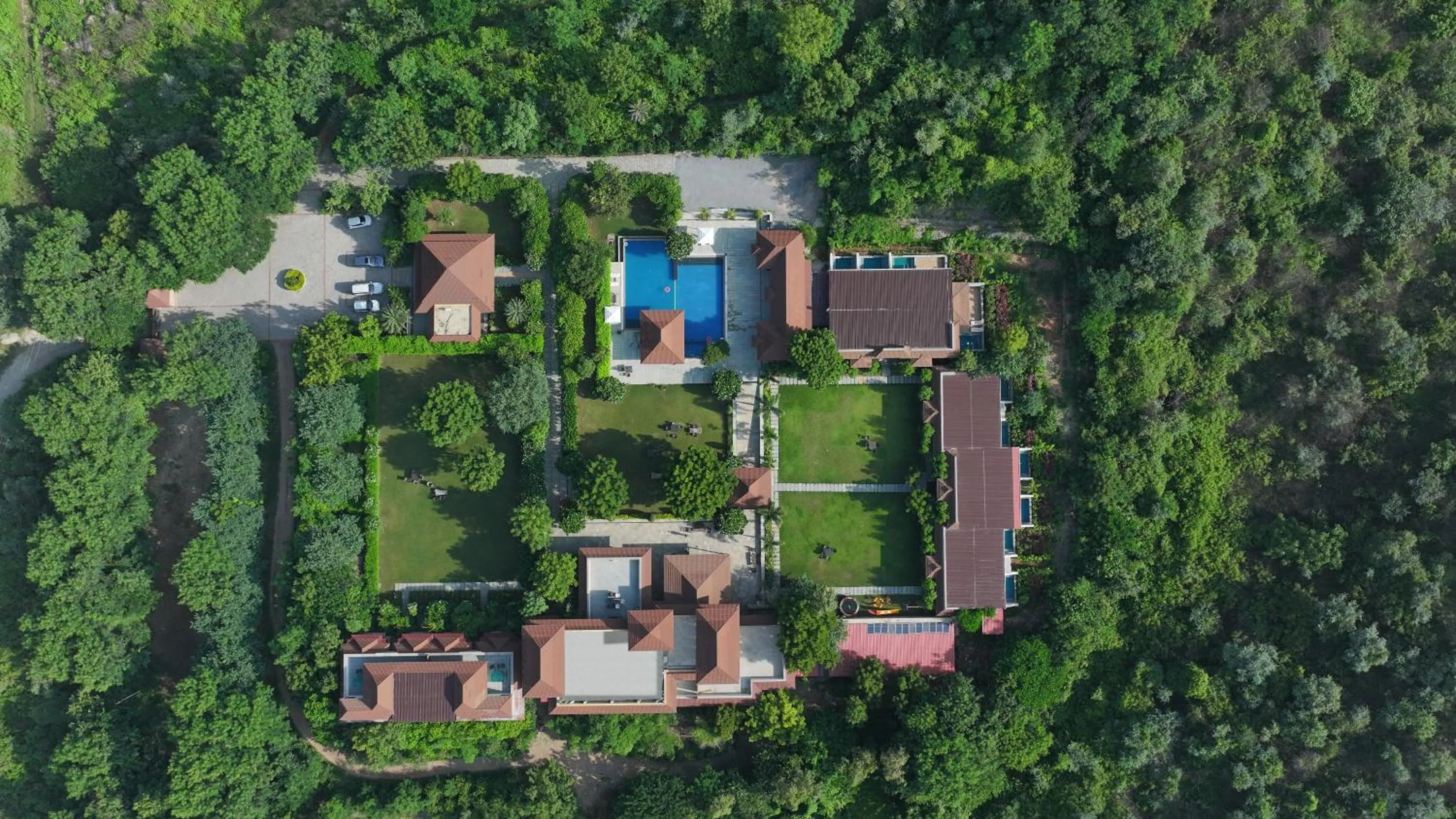 Property building in Anandam - Jacuzzi & Private Pool Villas in Udaipur