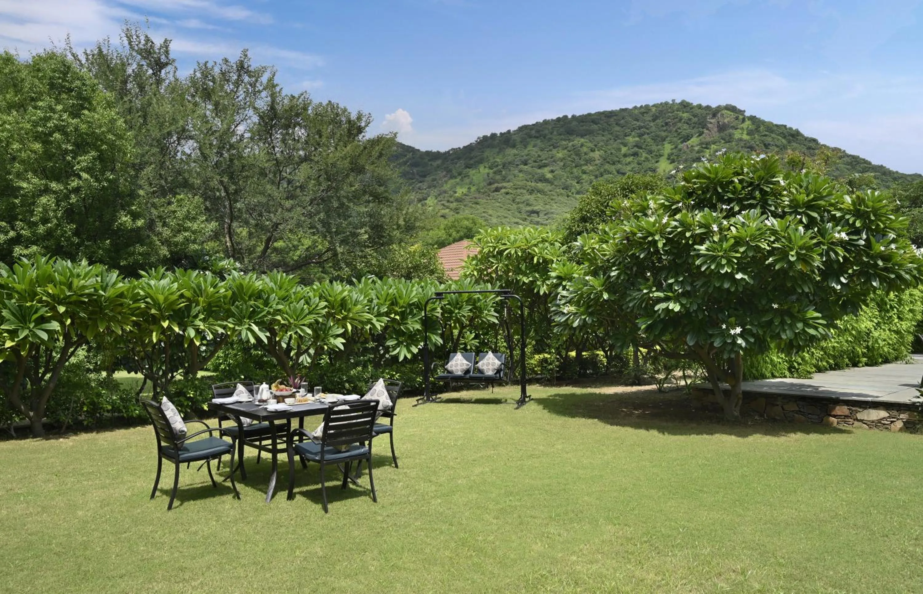 Garden in Anandam - Jacuzzi & Private Pool Villas in Udaipur