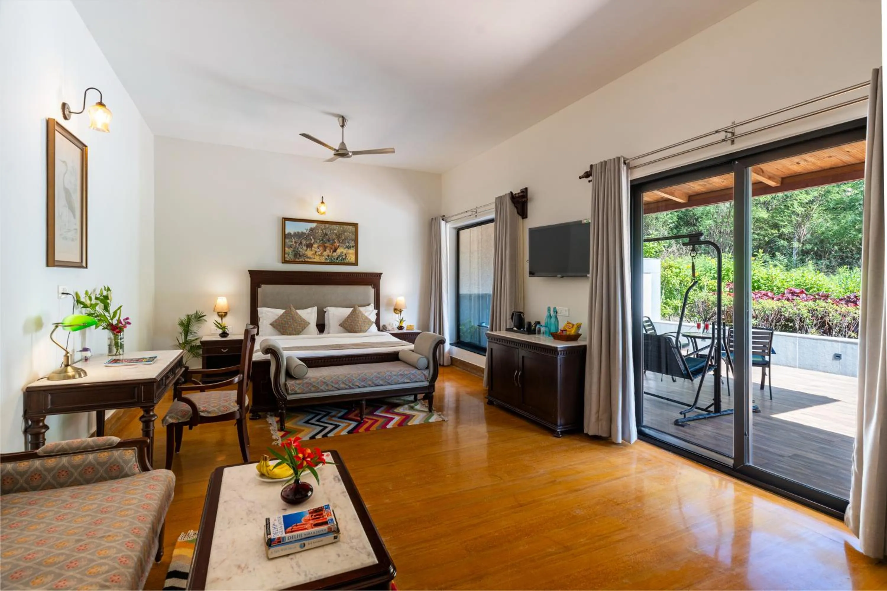 Photo of the whole room, Bed in Anandam - Jacuzzi & Private Pool Villas in Udaipur