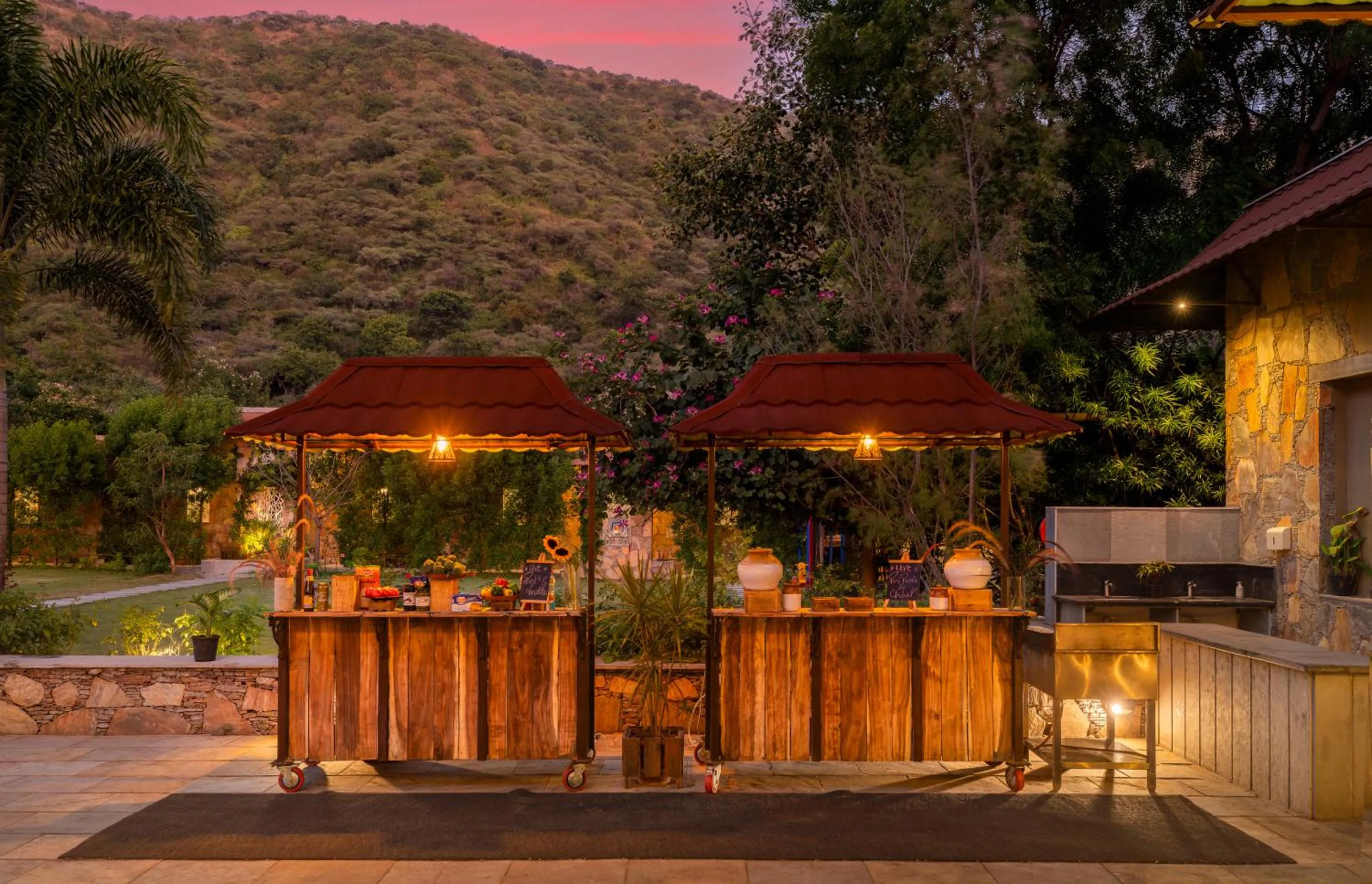 Restaurant/places to eat in Anandam - Jacuzzi & Private Pool Villas in Udaipur
