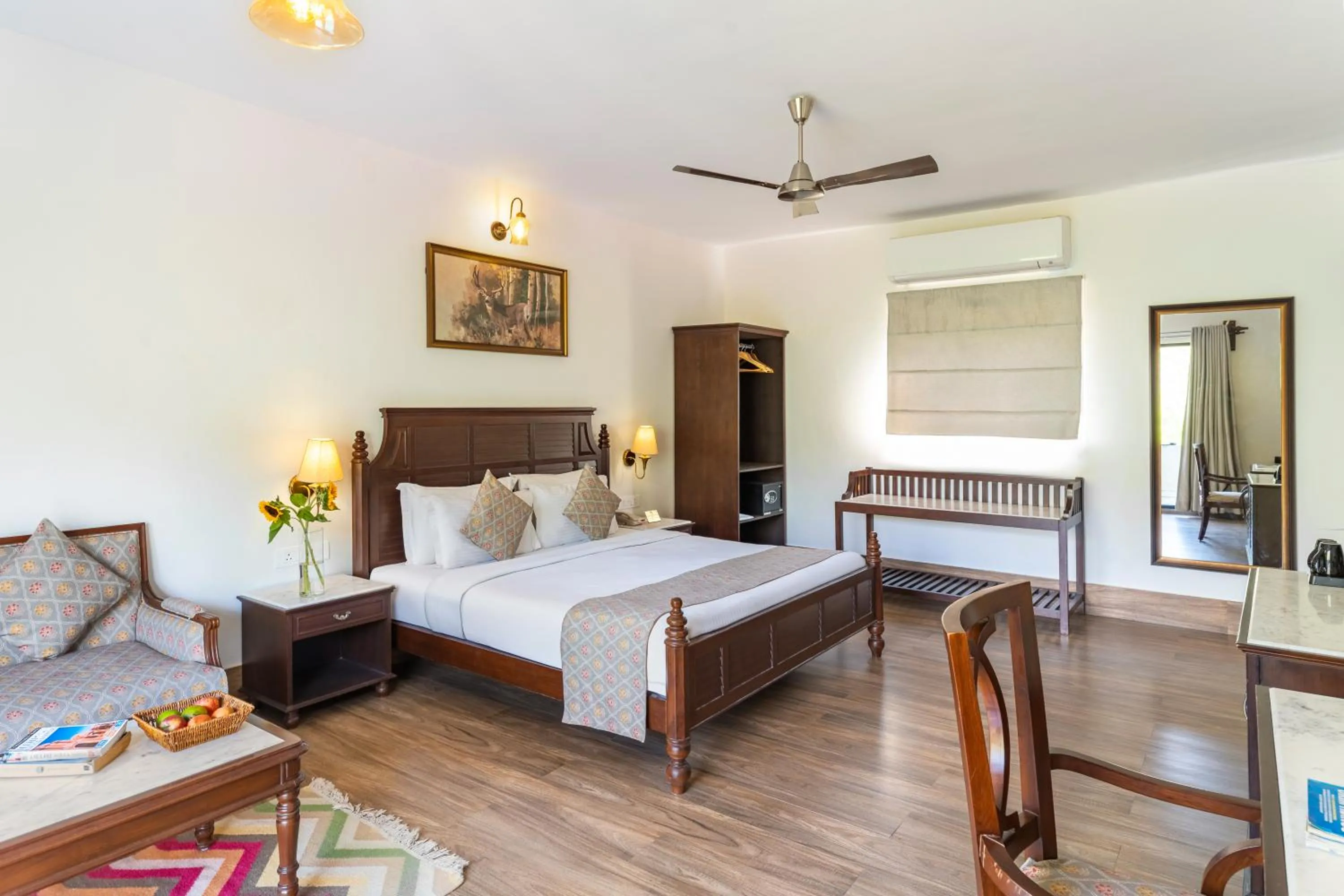 Bedroom, Bed in Anandam - Jacuzzi & Private Pool Villas in Udaipur