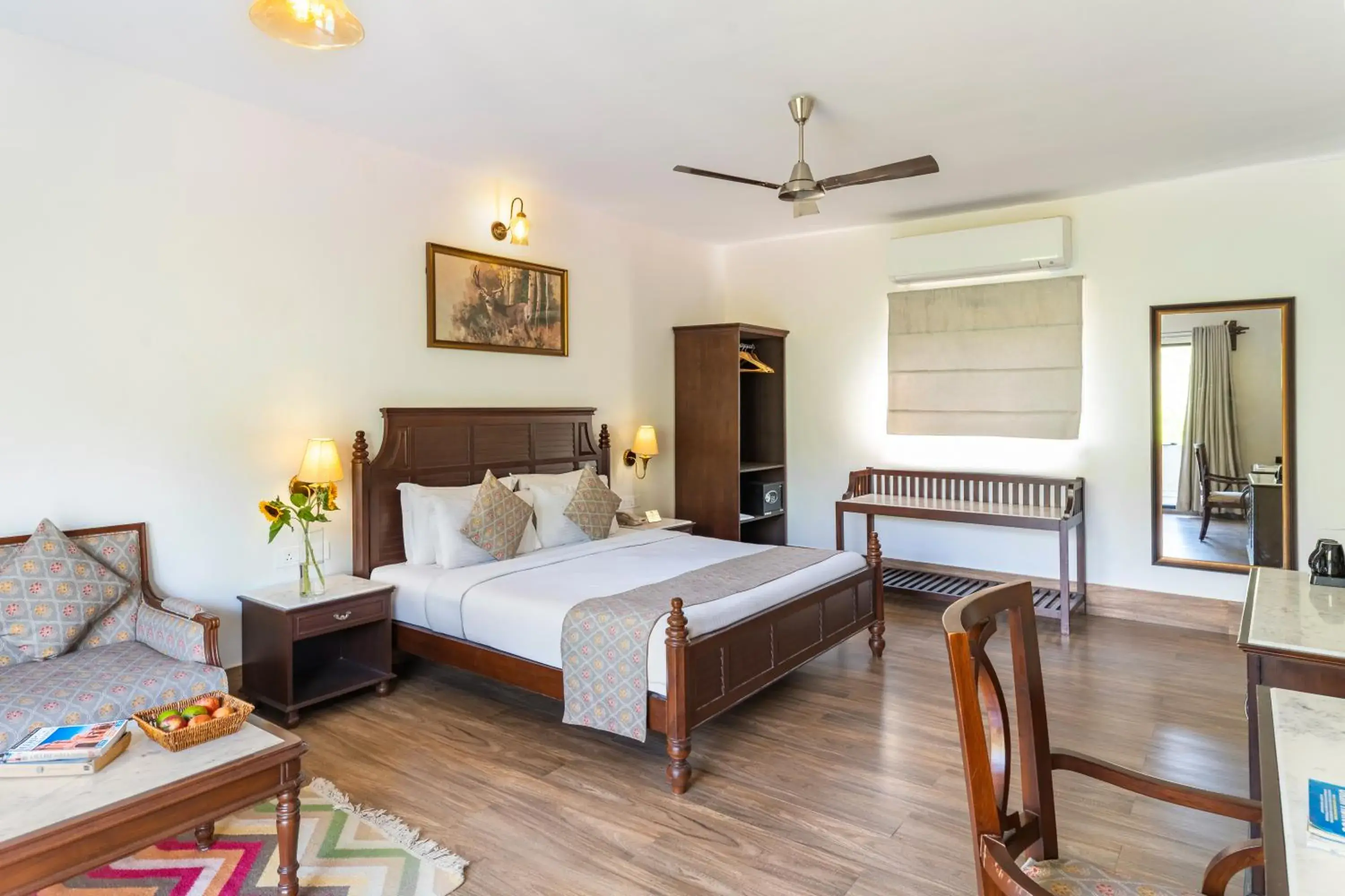 Hill View - Jaccuzi Suite With Private Terrace in Anandam - A Luxury Resort in Udaipur Hill View - Jaccuzi Suite With Private Terrace in Anandam - A Luxury Resort in Udaipur