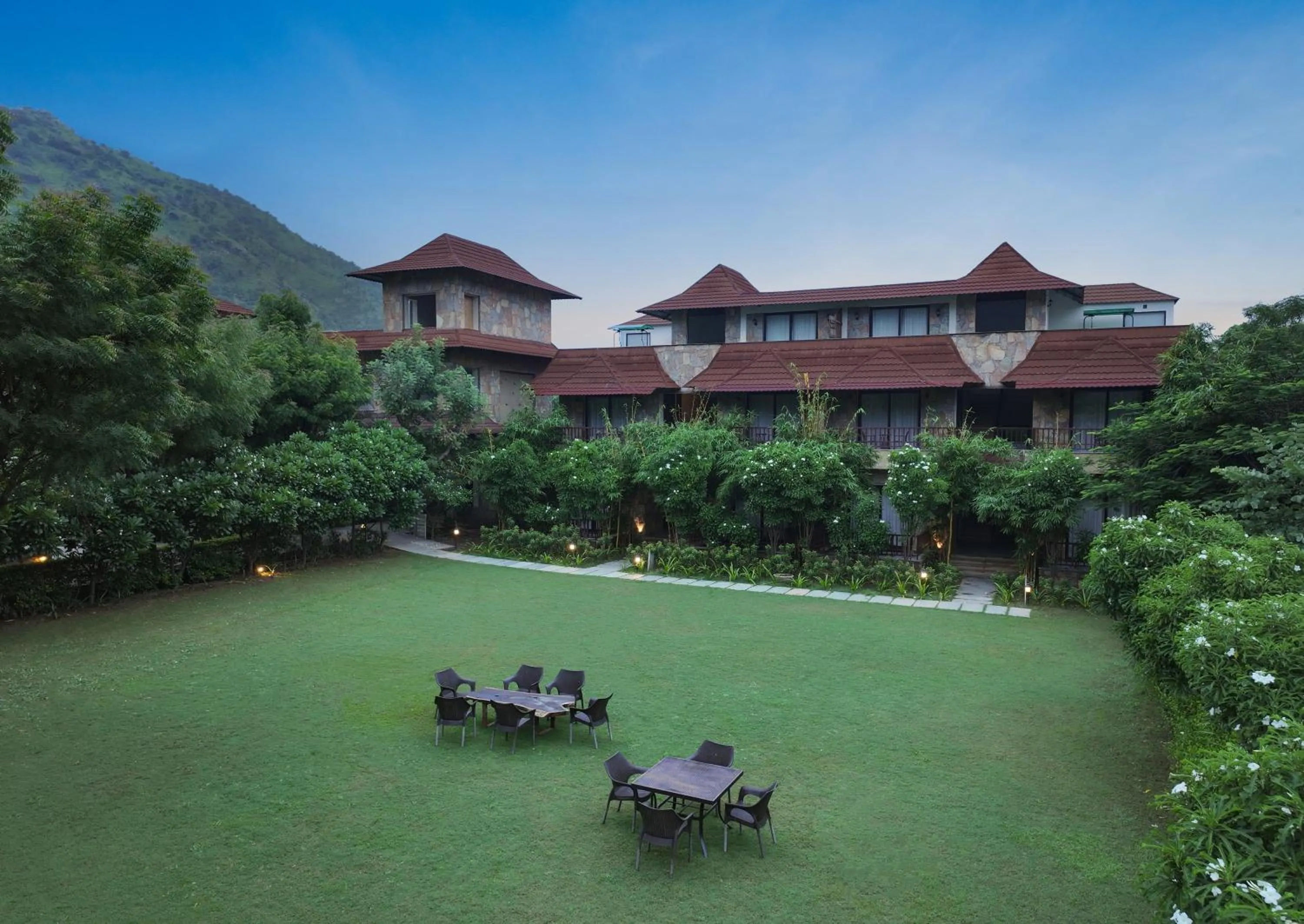 Property building in Anandam - Jacuzzi & Private Pool Villas in Udaipur