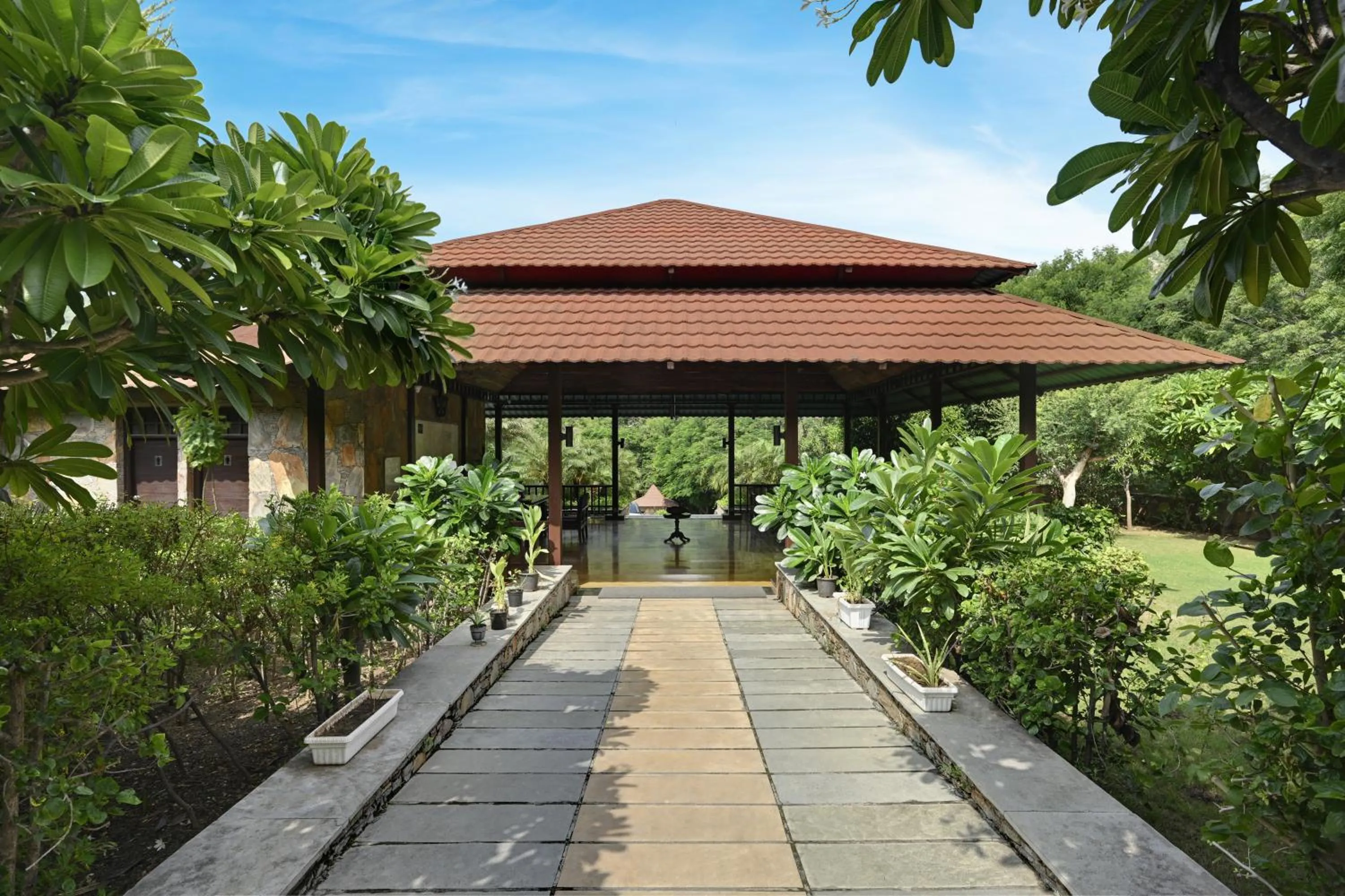 Facade/entrance in Anandam - Jacuzzi & Private Pool Villas in Udaipur