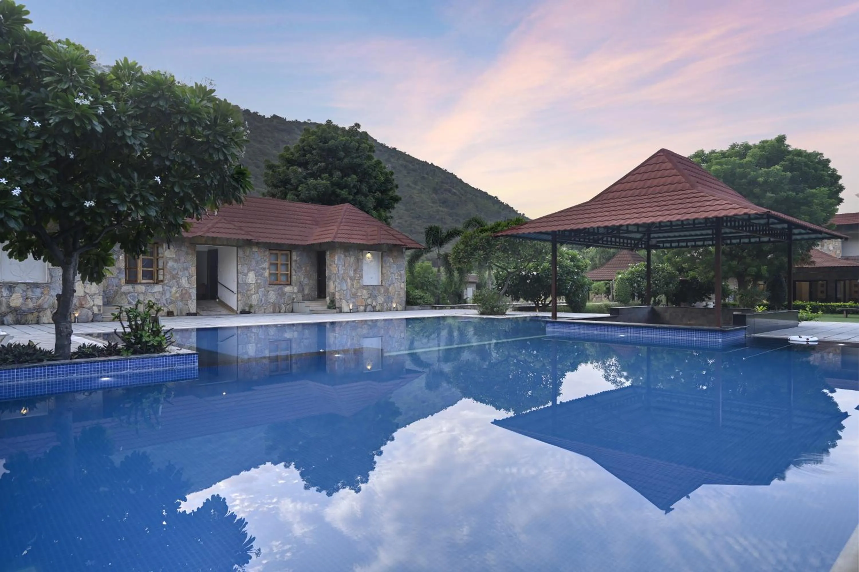 Mountain view in Anandam - Jacuzzi & Private Pool Villas in Udaipur