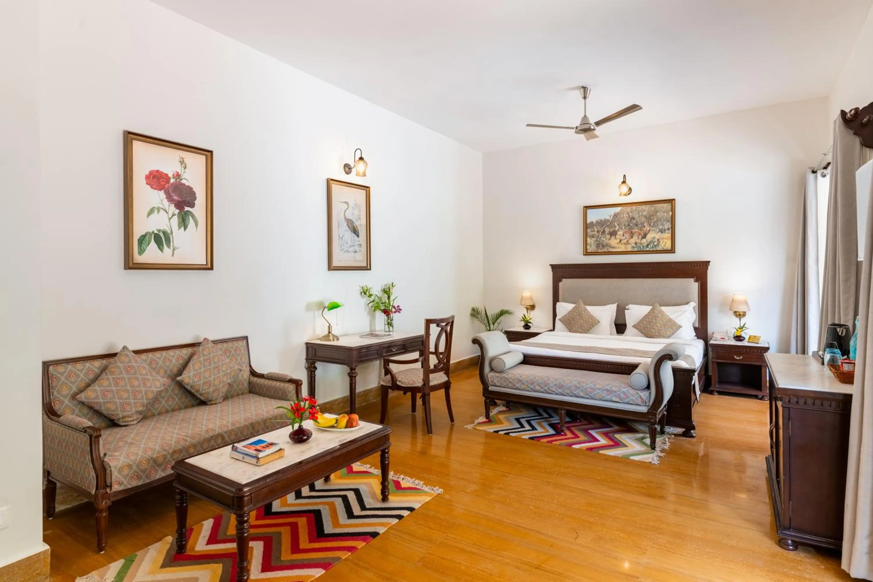 Bed in Anandam - Jacuzzi & Private Pool Villas in Udaipur