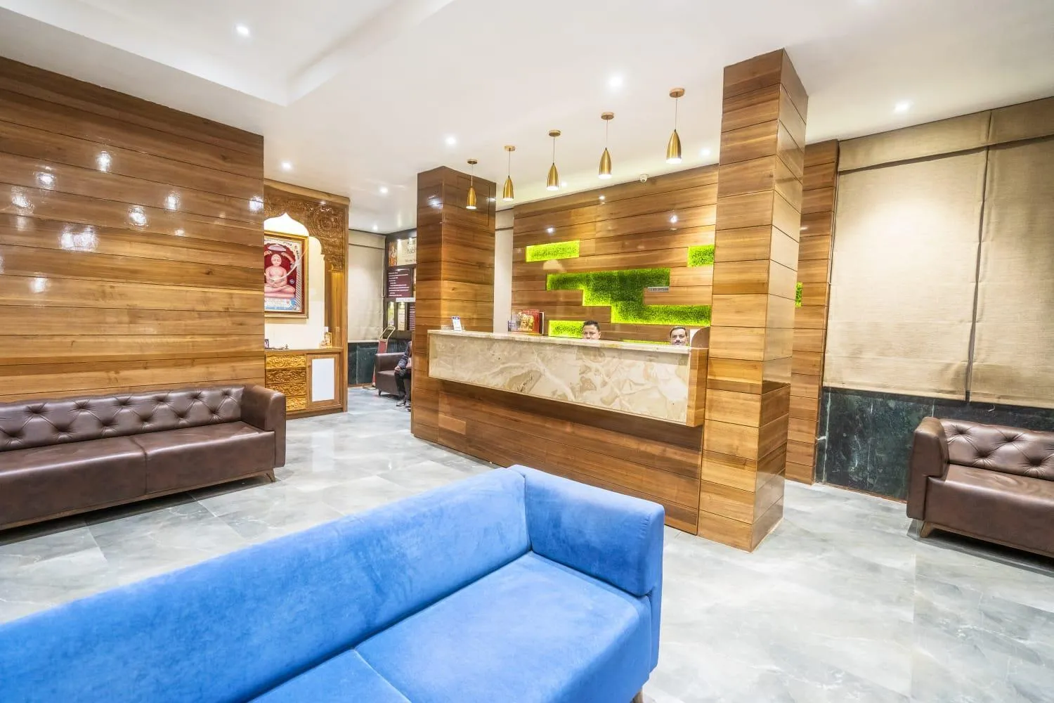 Seating area in Hotel Bhabha