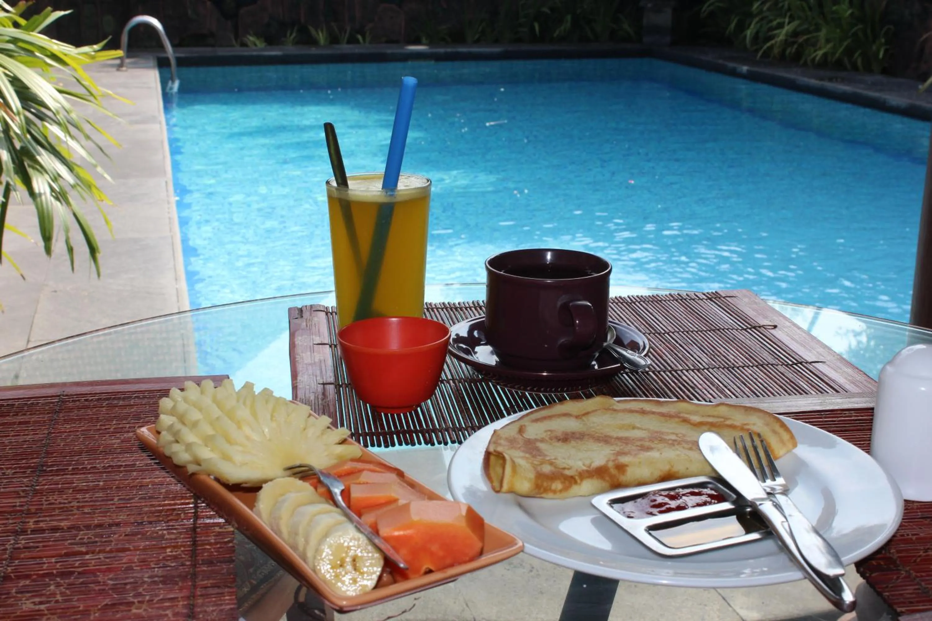 Swimming pool in Prambanan Guesthouse