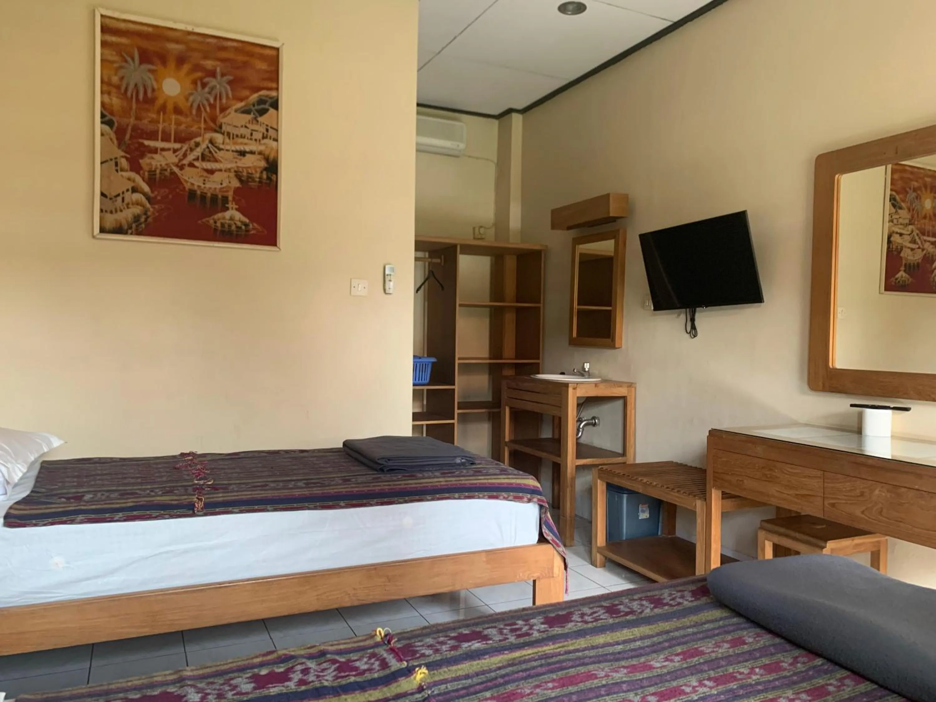 Bed in Prambanan Guesthouse