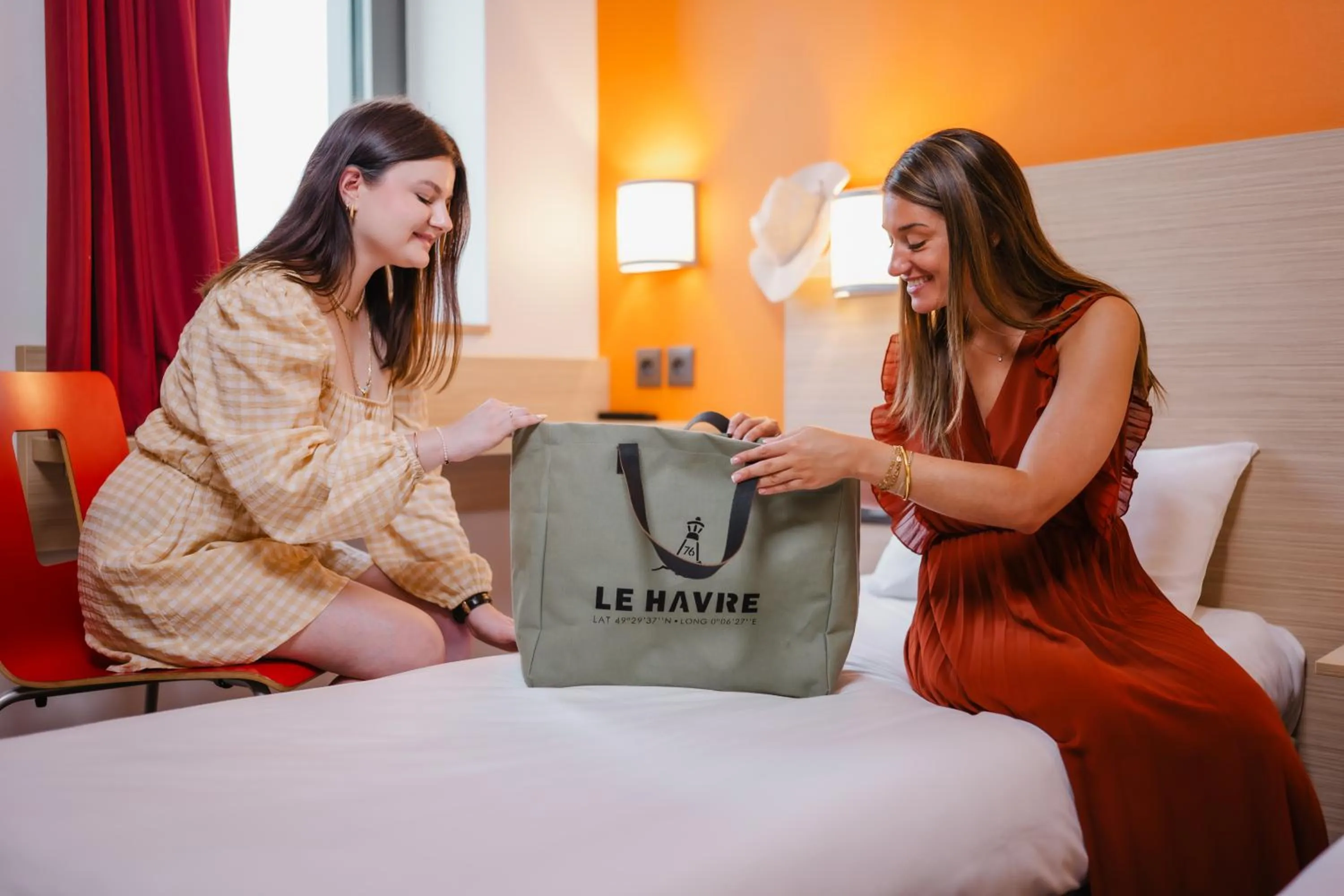 Bedroom in Premiere Classe Le Havre Centre-LES DOCKS