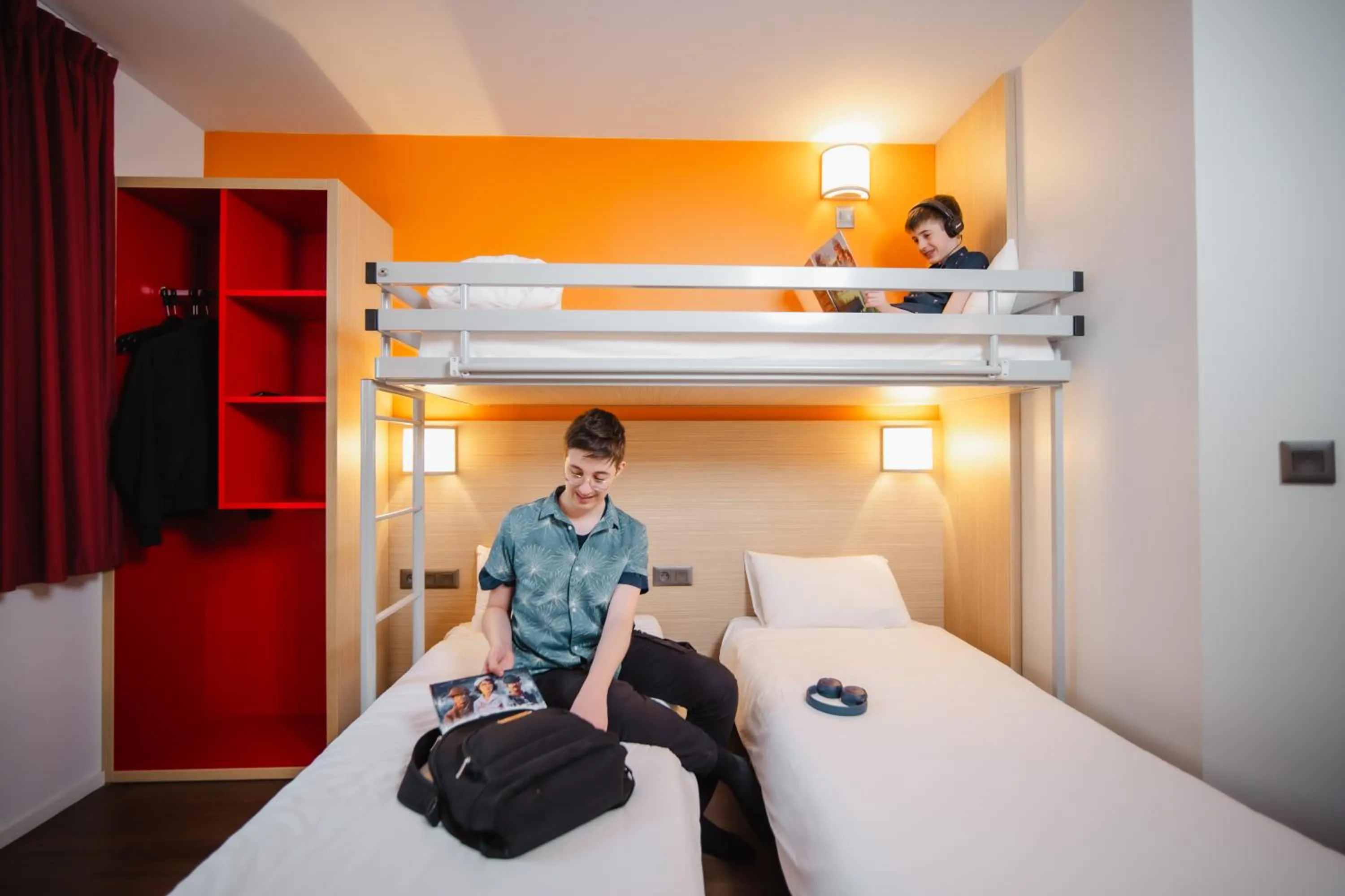 Bedroom, Bed in Premiere Classe Le Havre Centre-LES DOCKS