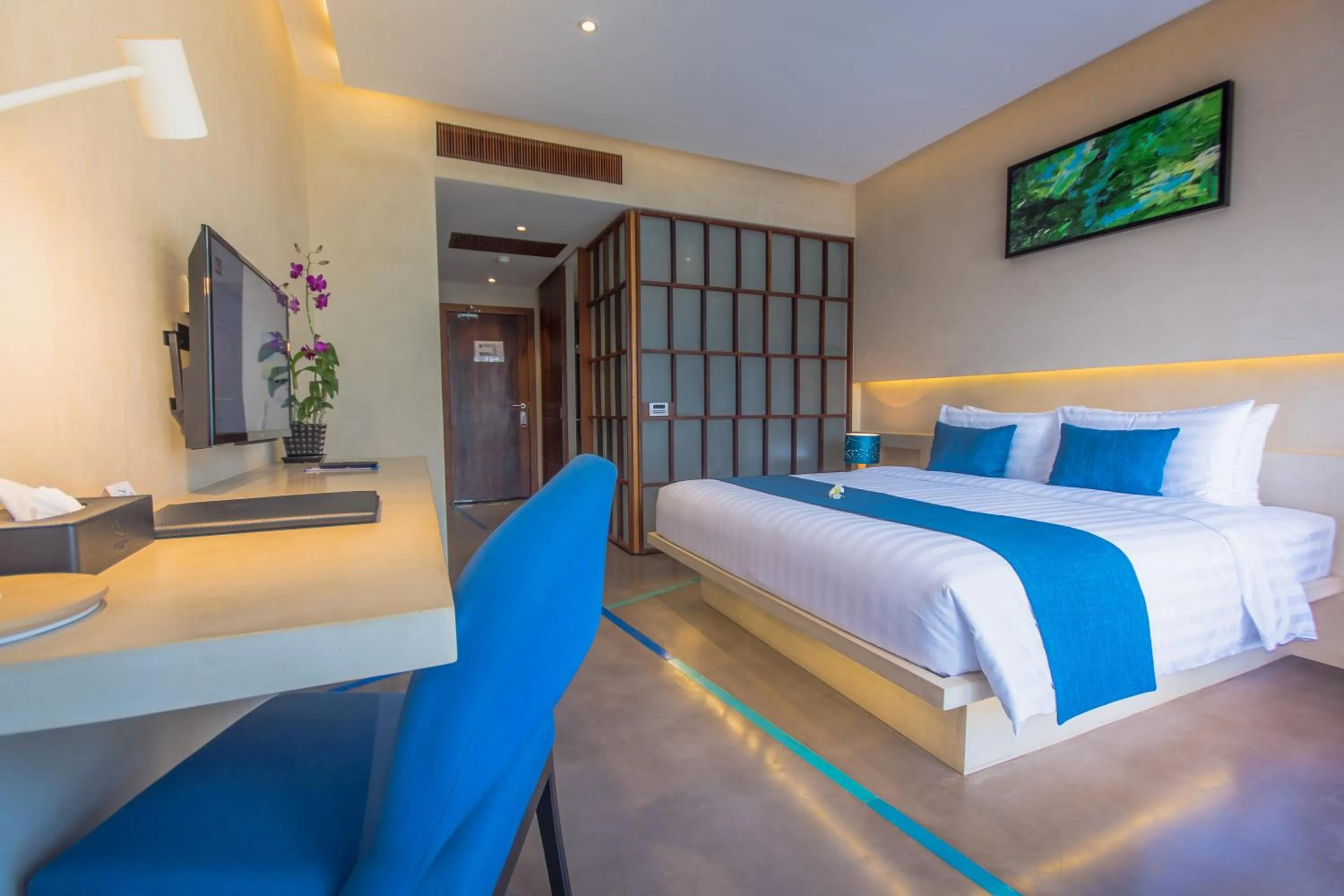 Bed in Sakmut Boutique Hotel