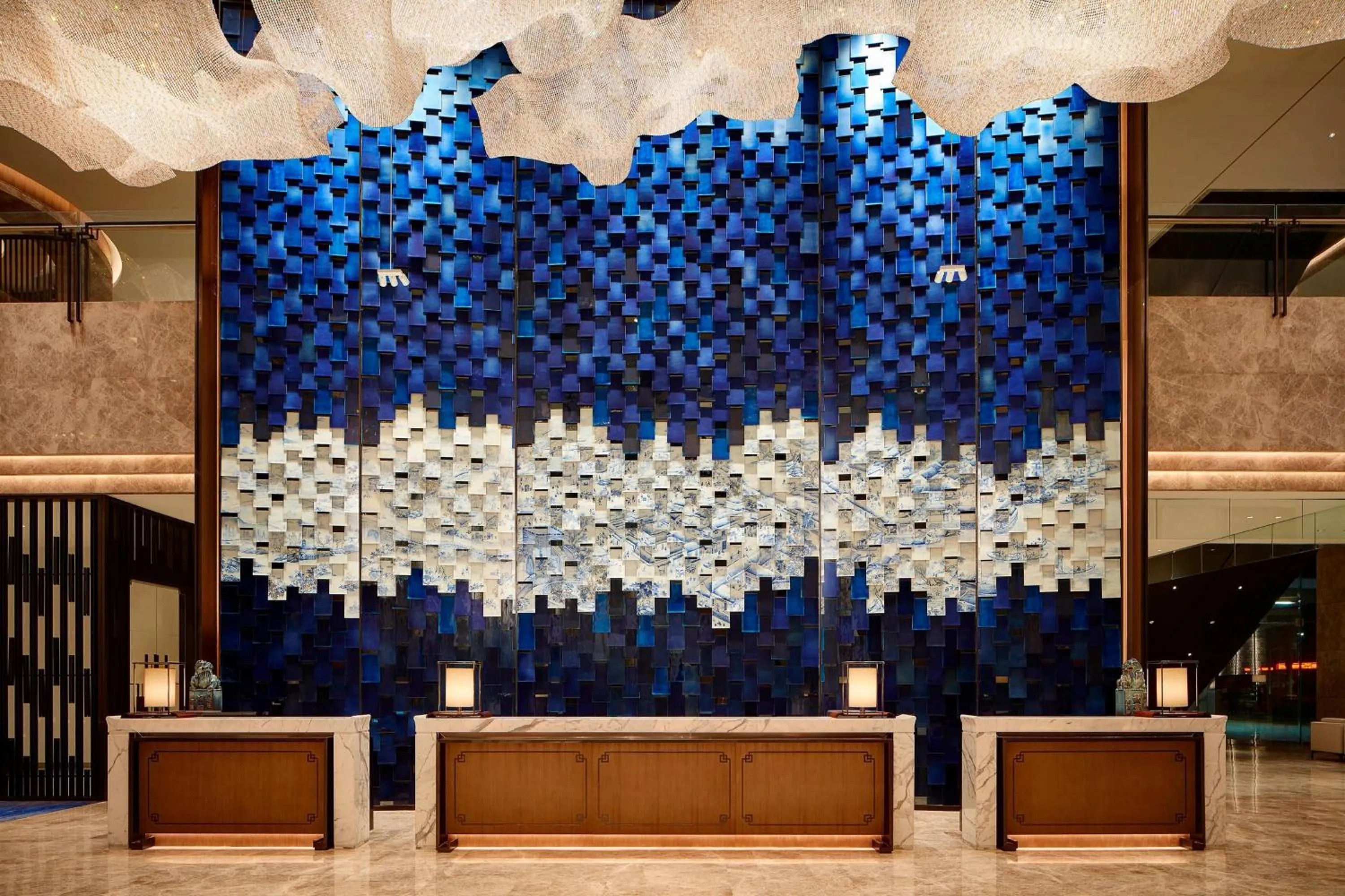 Lobby or reception in Sheraton Zibo Hotel