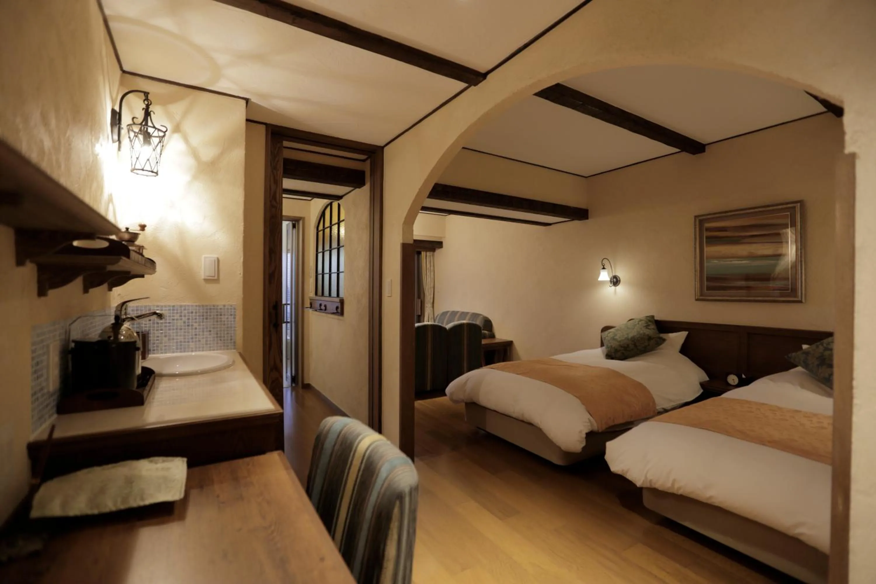 Bedroom, Bed in La Vista Fujikawaguchiko