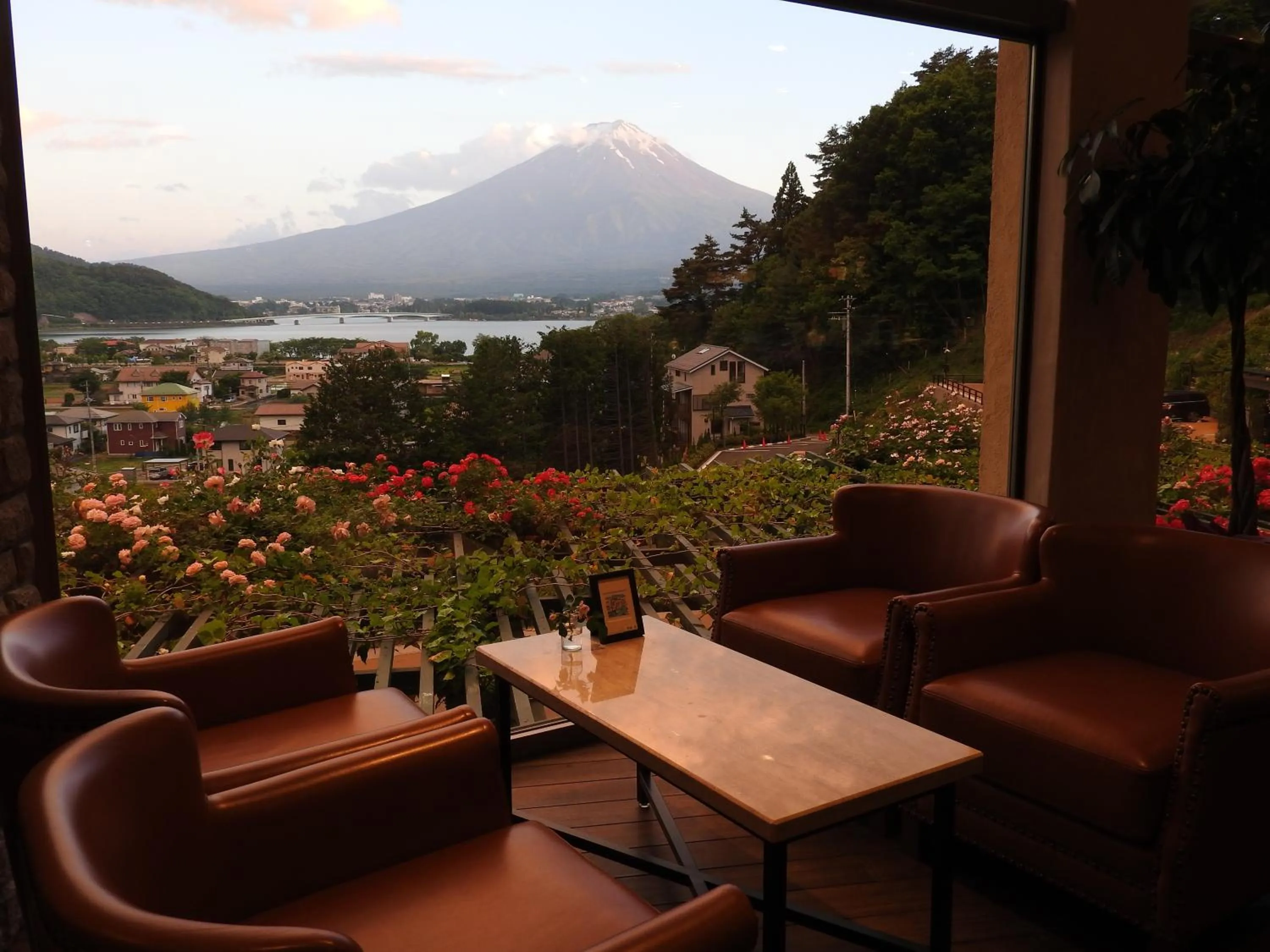 Lobby or reception in La Vista Fujikawaguchiko