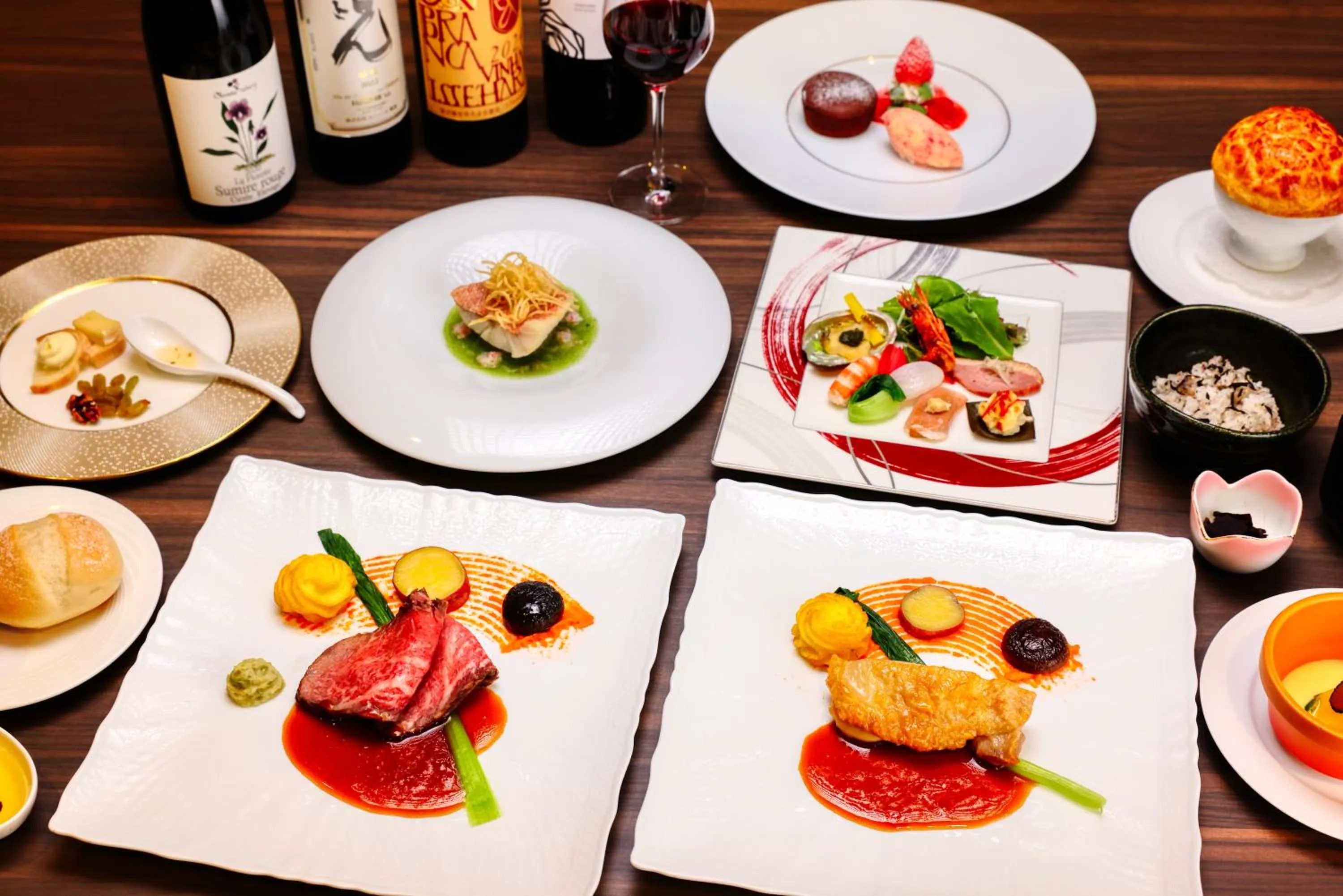 Dinner in La Vista Fujikawaguchiko