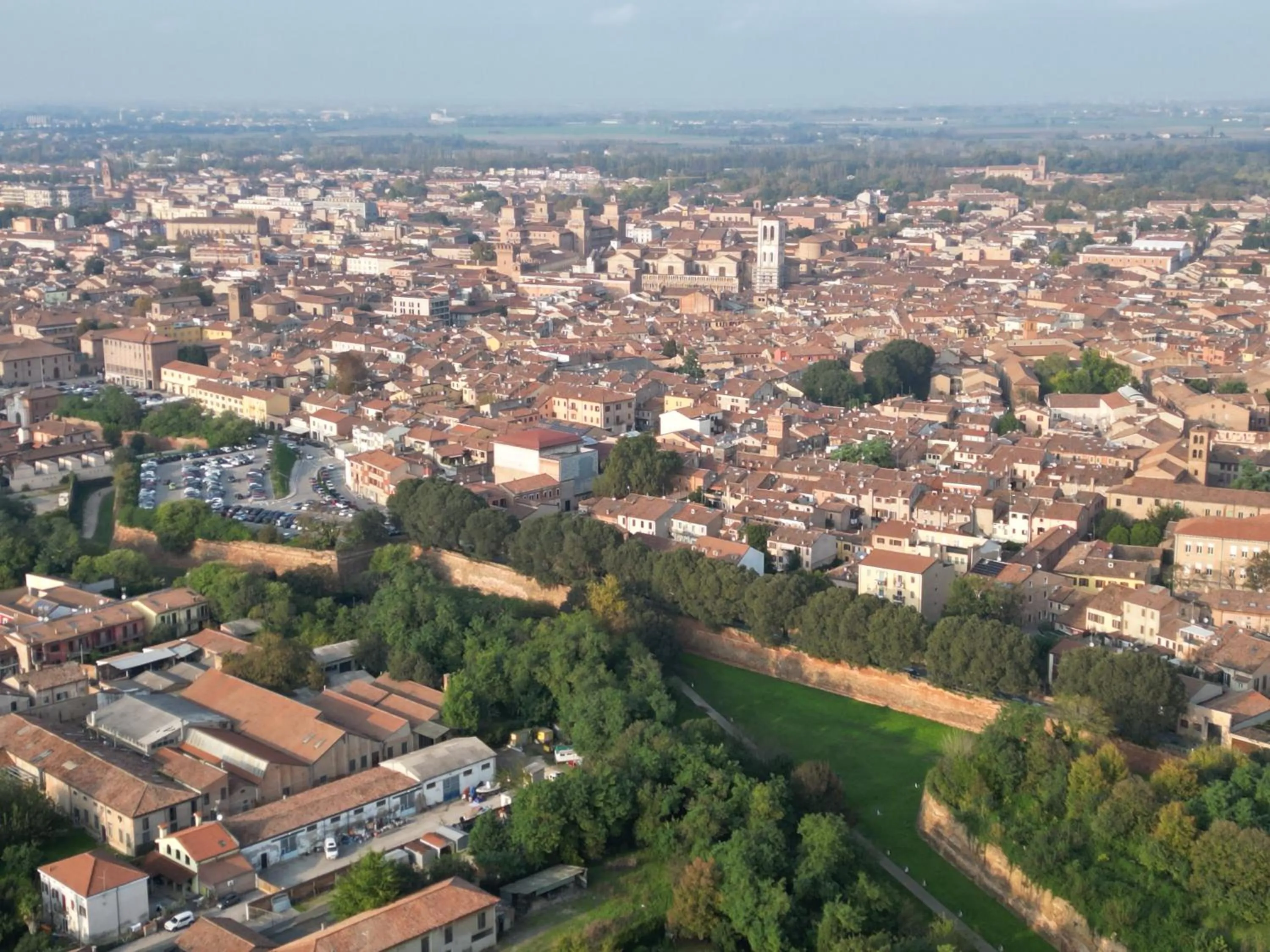Bird's eye view in Villetta d'Este
