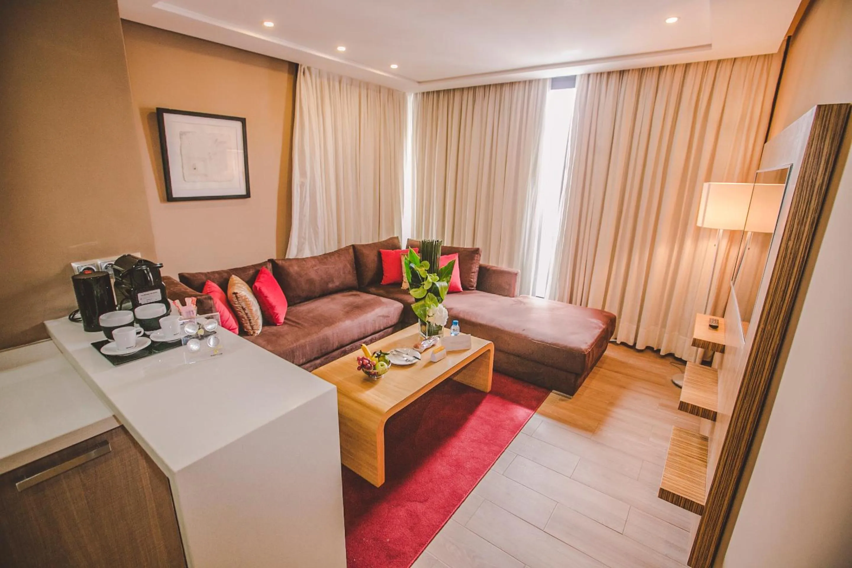 Coffee/tea facilities, Bed in Hôtel Down Town Maarif