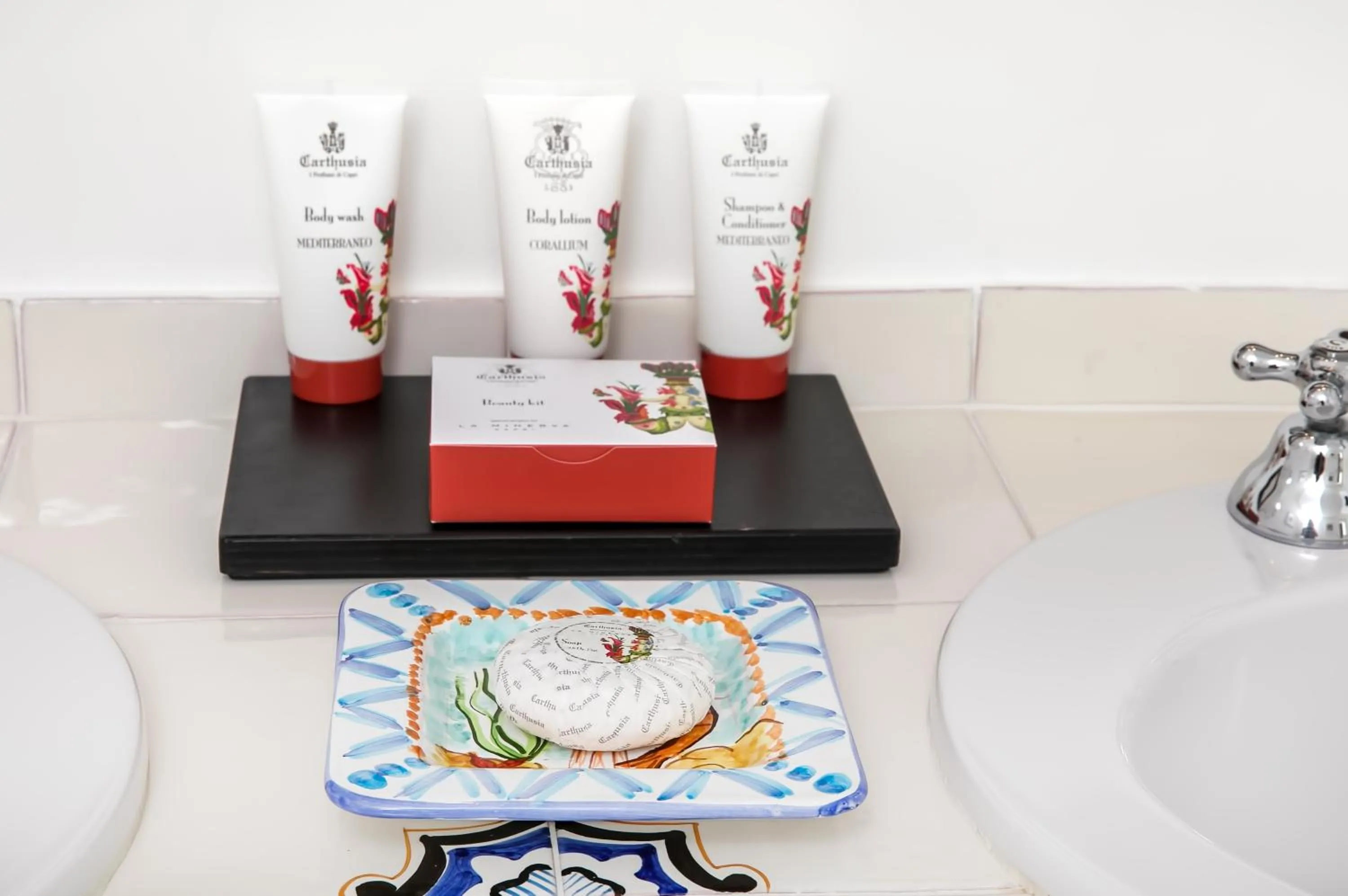 Decorative detail in Hotel La Minerva