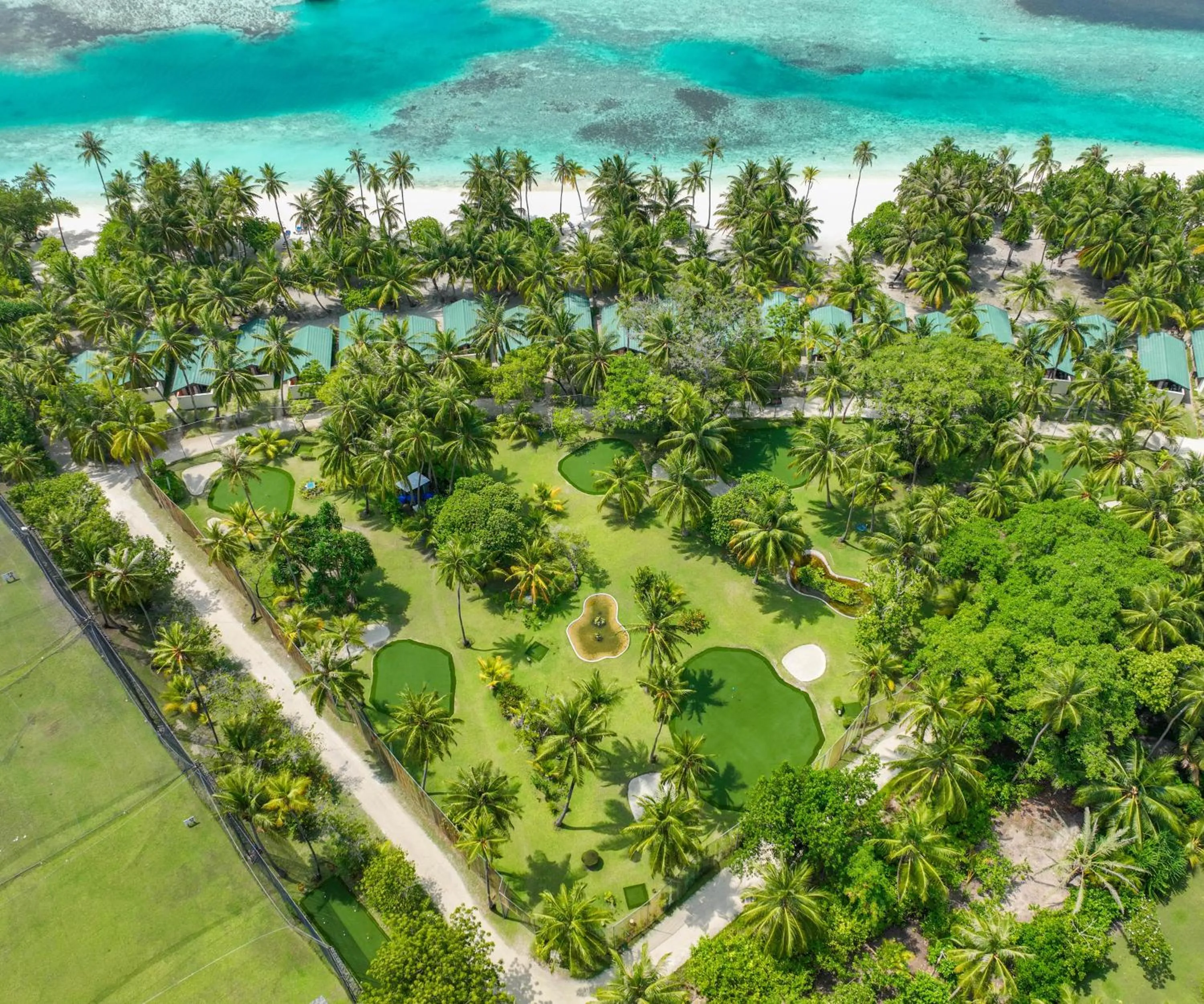Natural landscape in Meeru Maldives Resort Island