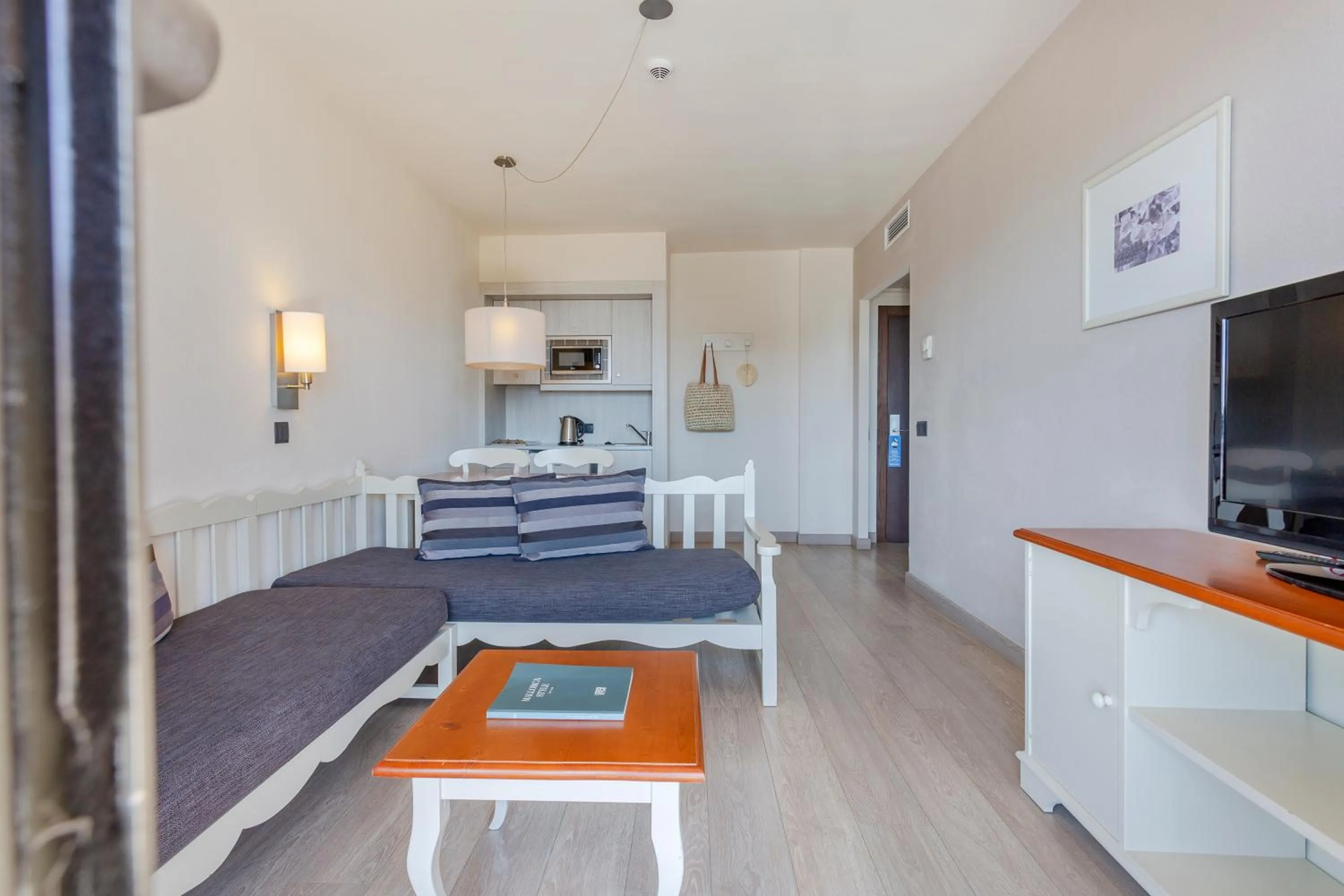 Living room, Bed in Marins Beach Club - Adults Only Hotel