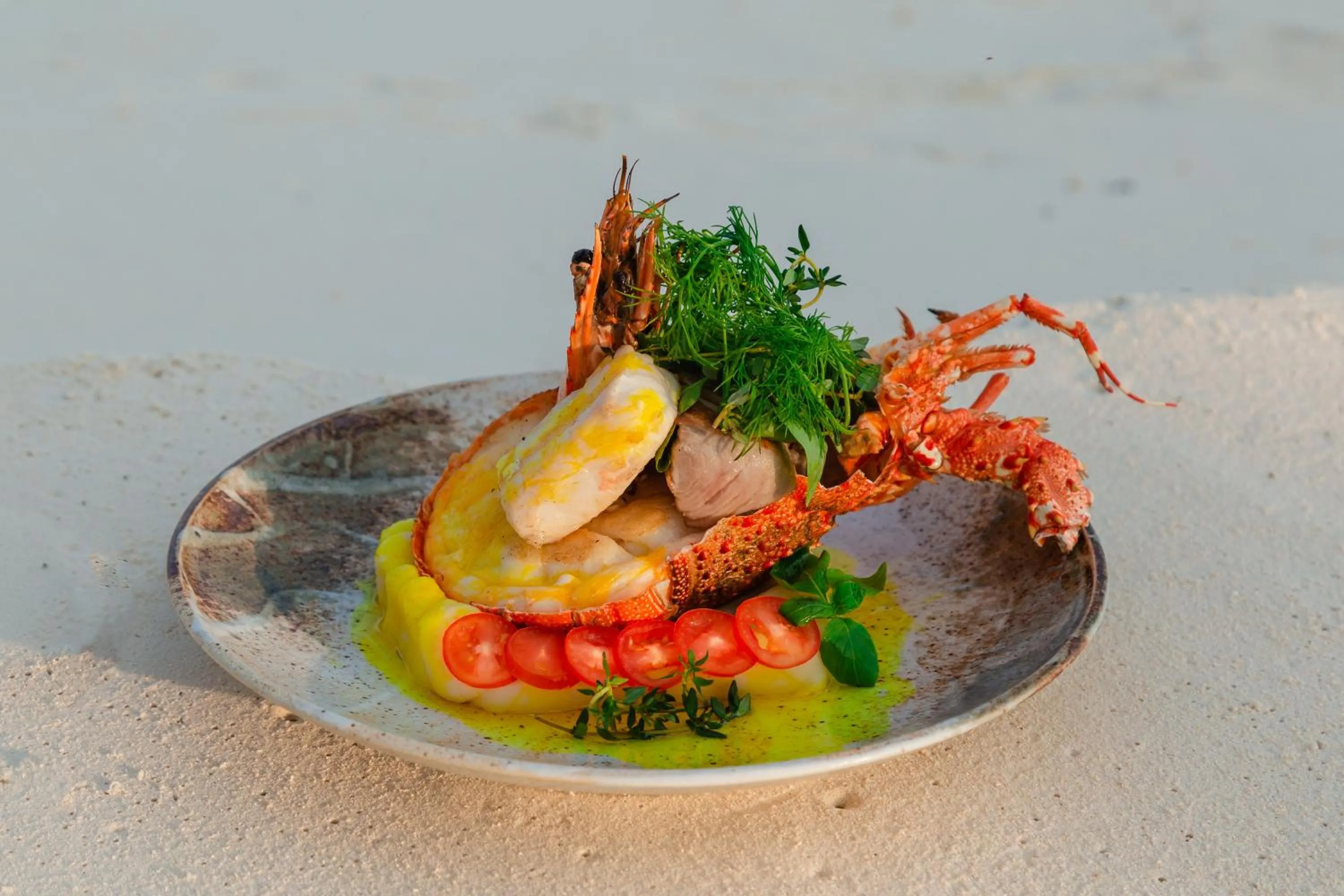 Food close-up in Veligandu Maldives Resort Island