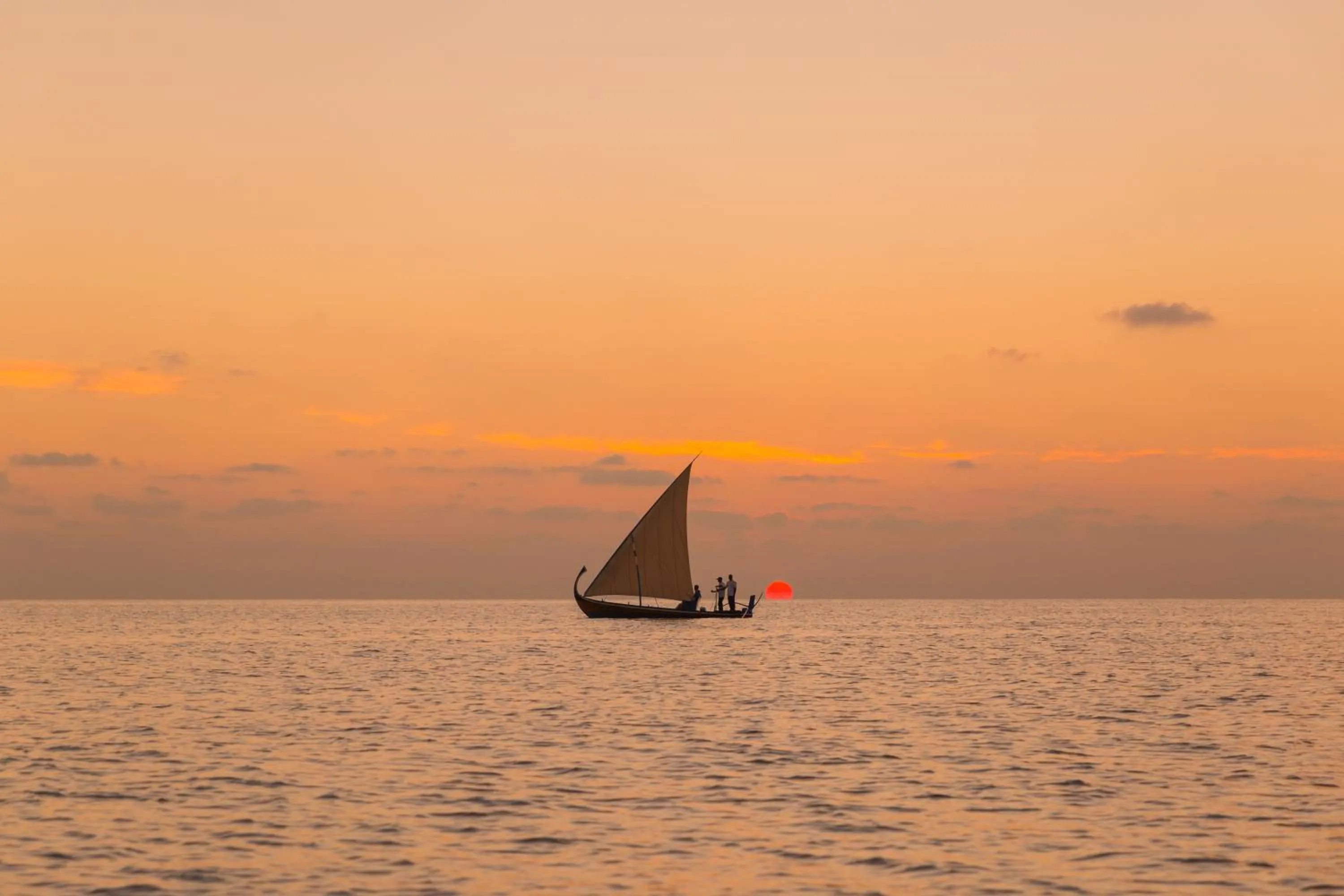 Sunset in Veligandu Maldives Resort Island