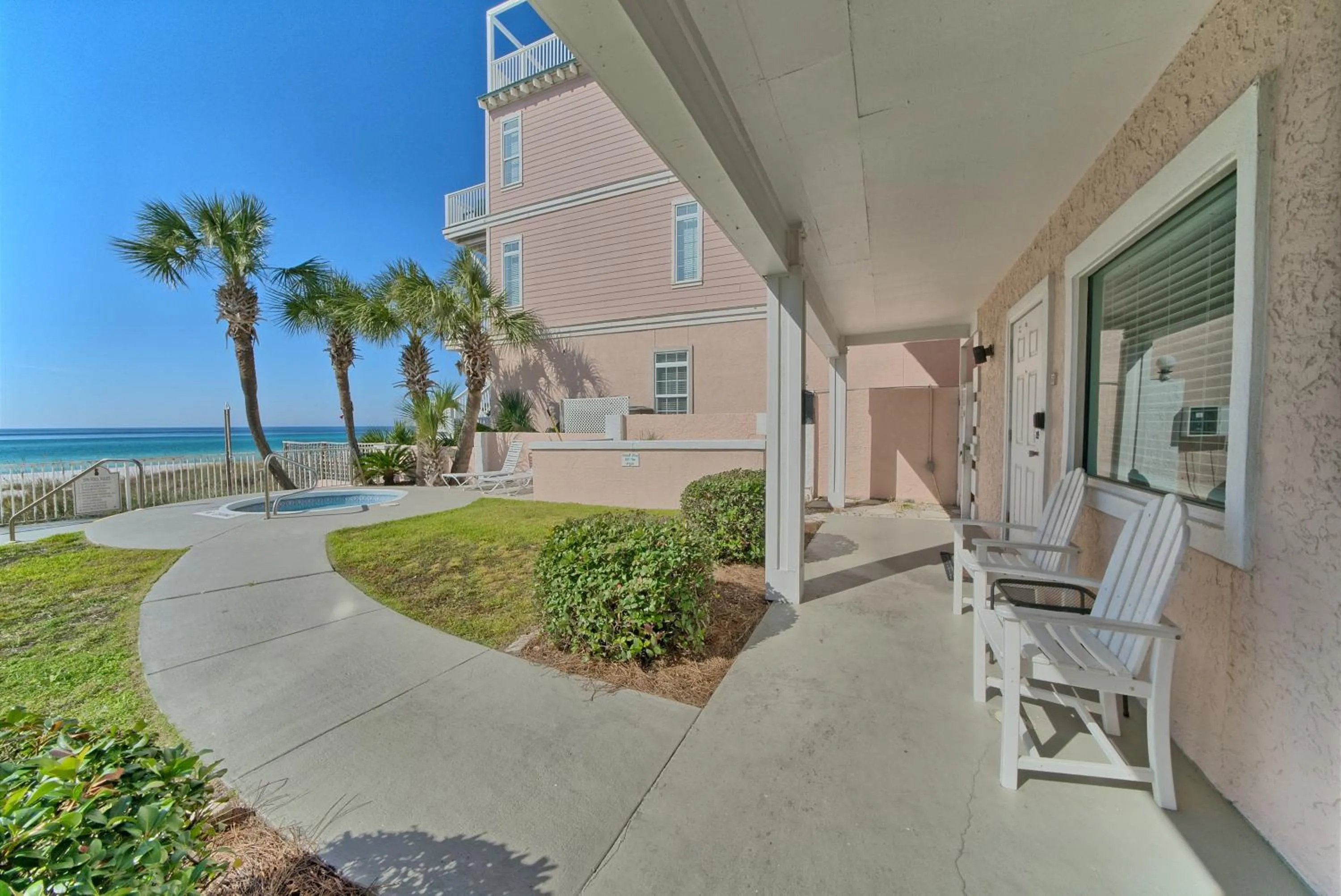 Patio in Pineapple Villas