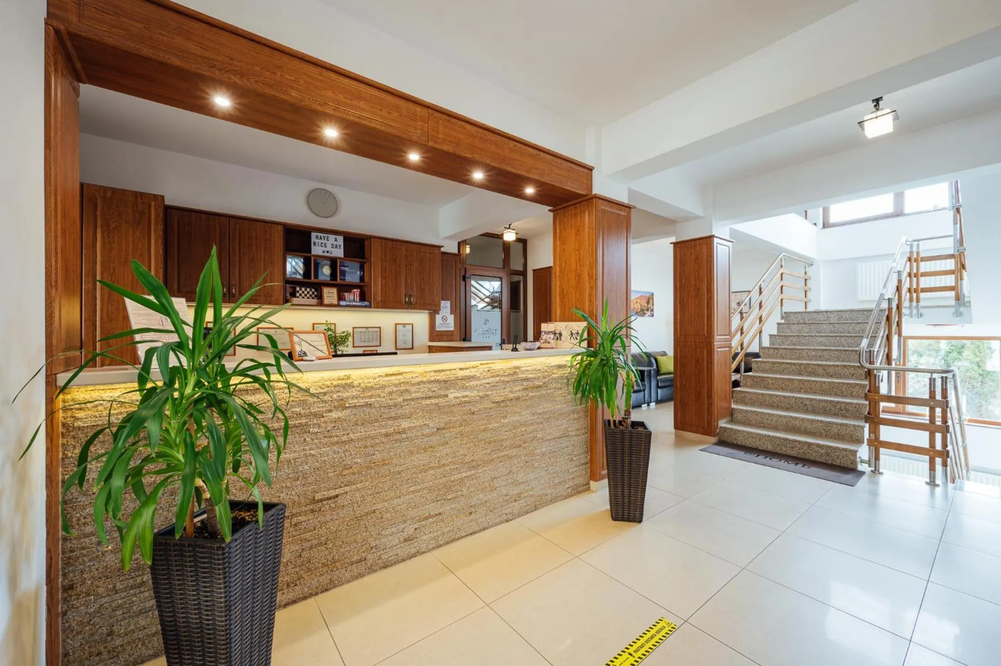 Lobby or reception in Pensiunea Comfort