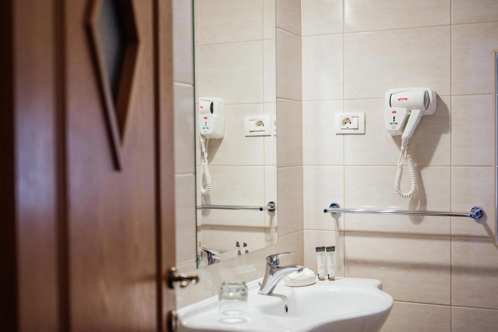 Bathroom in Pensiunea Comfort