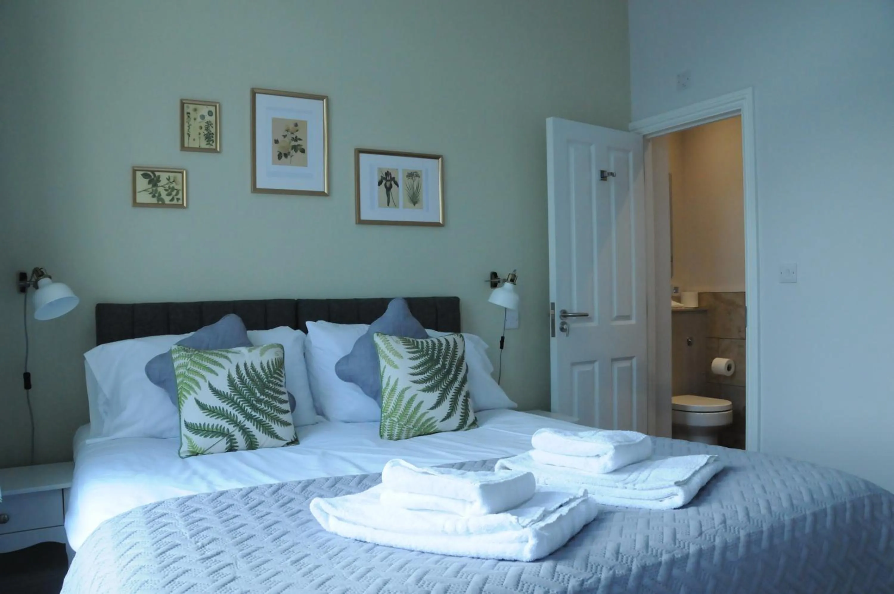 Shower, Bed in The Milford Arms