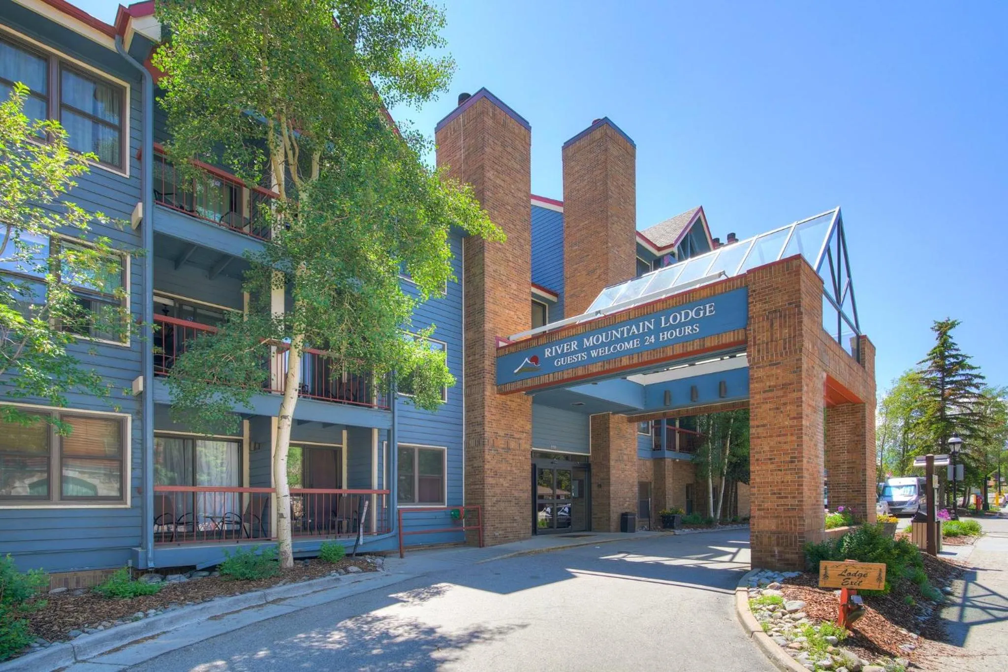 Property building in River Mountain Lodge by Breckenridge Hospitality