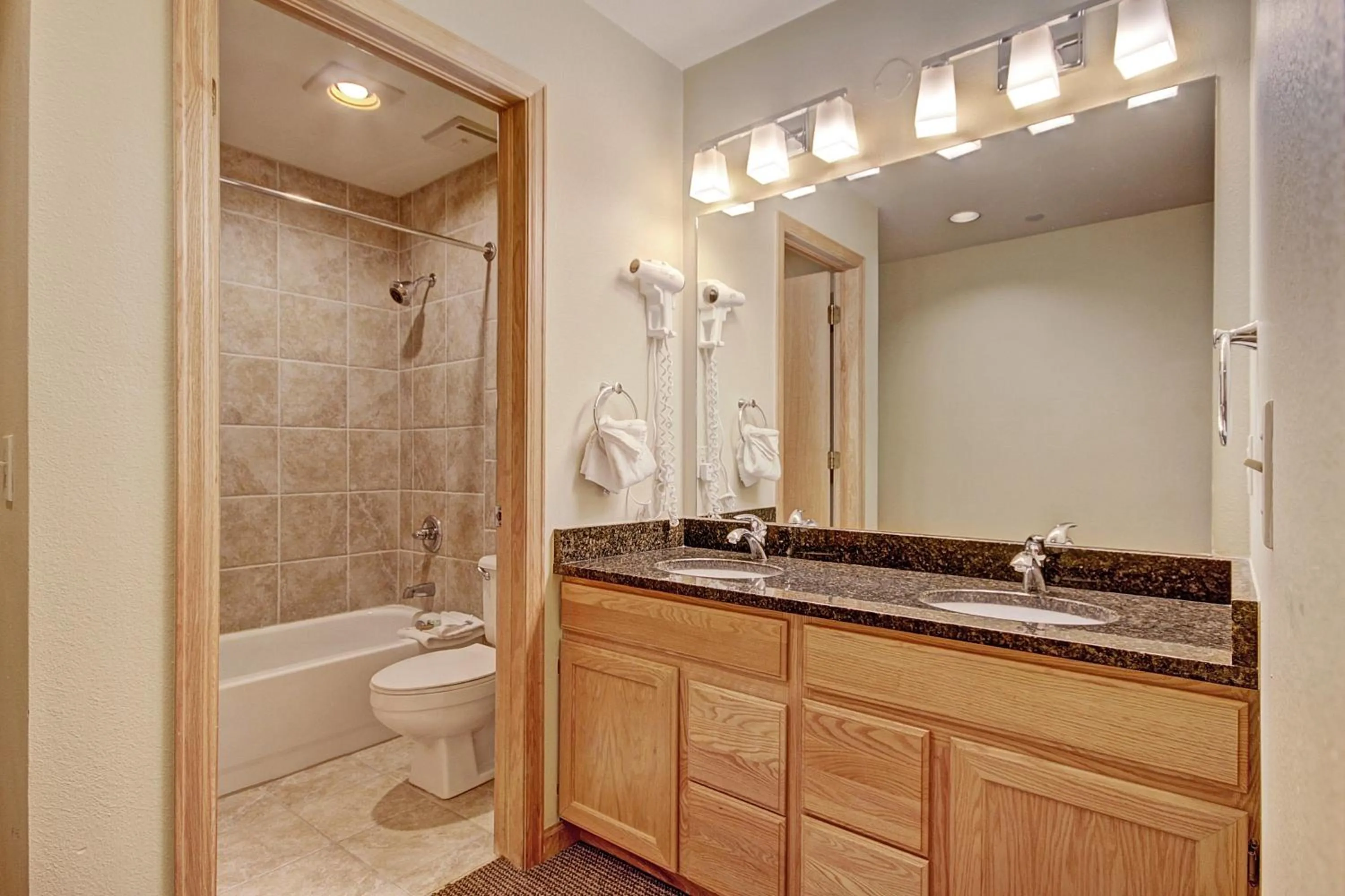 Bathroom in River Mountain Lodge by Breckenridge Hospitality