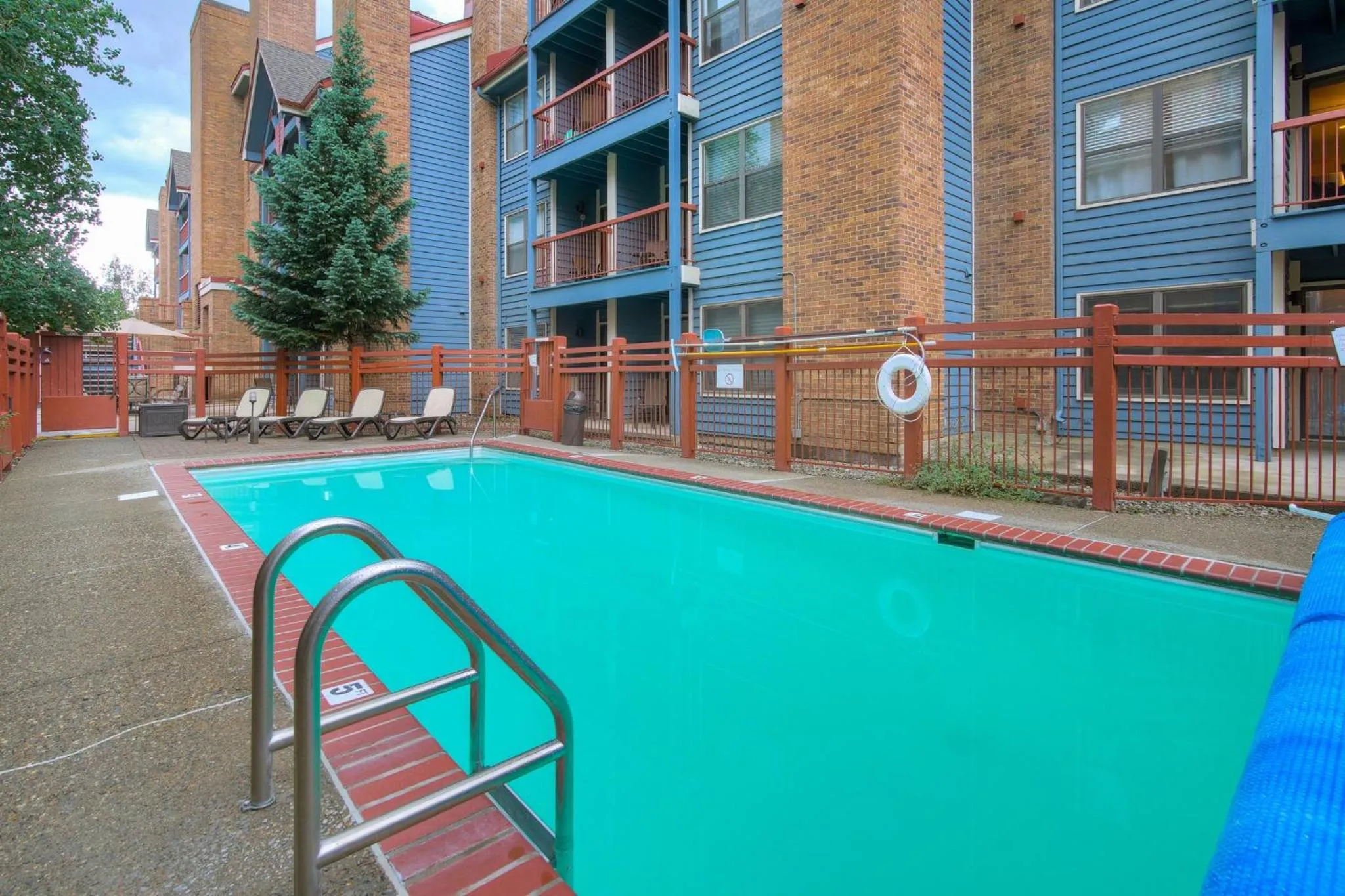 Swimming pool in River Mountain Lodge by Breckenridge Hospitality