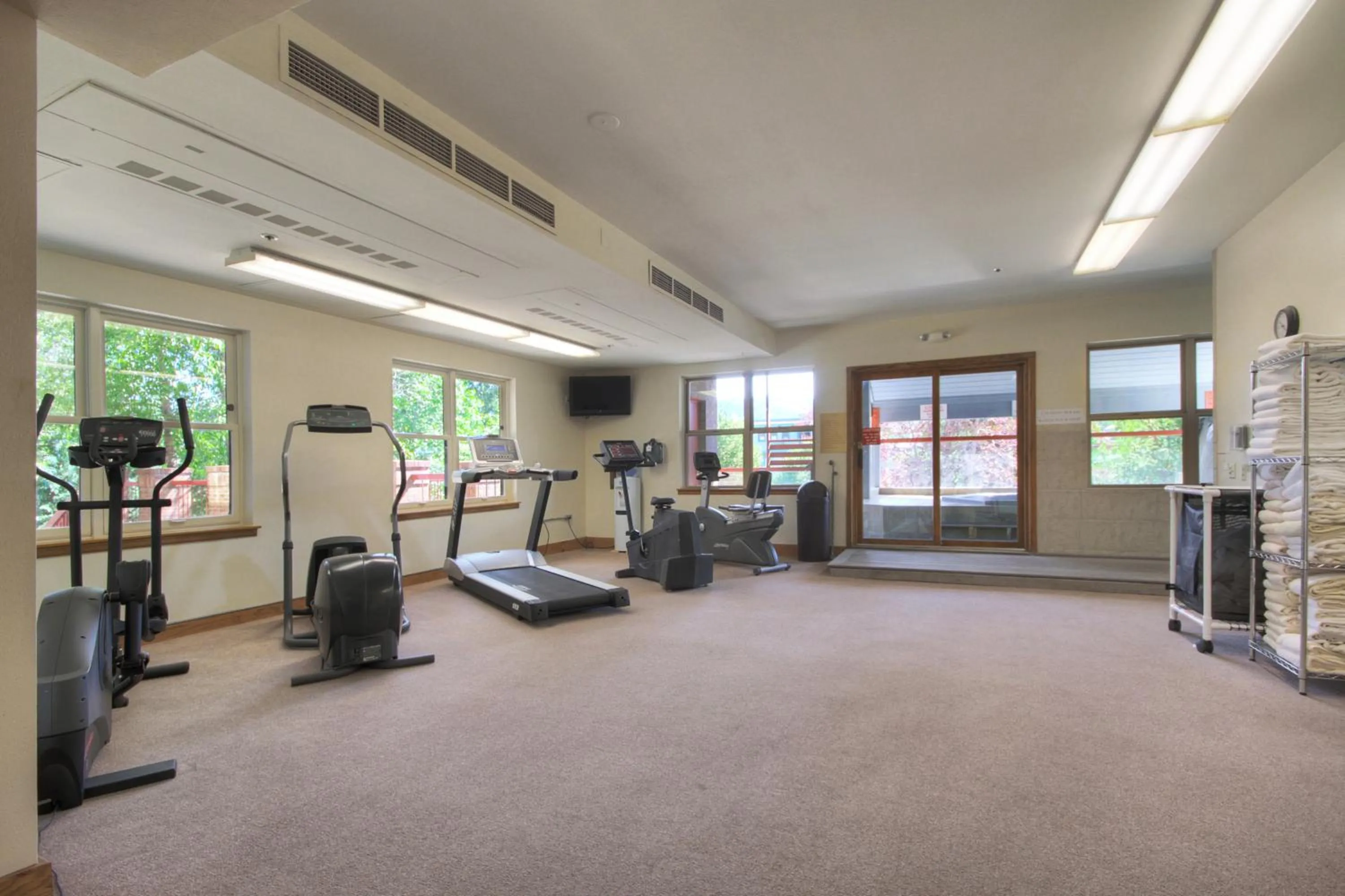 Fitness centre/facilities in River Mountain Lodge by Breckenridge Hospitality