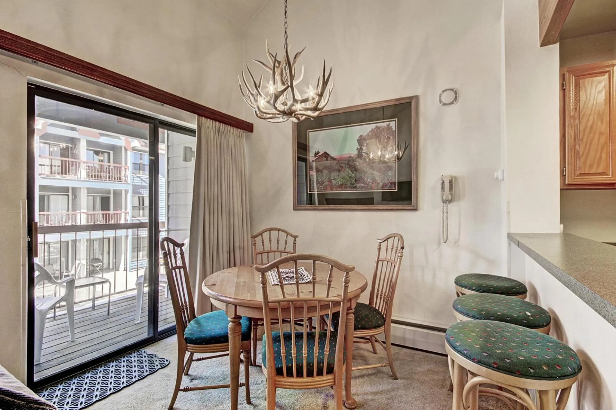 Dining area in River Mountain Lodge by Breckenridge Hospitality