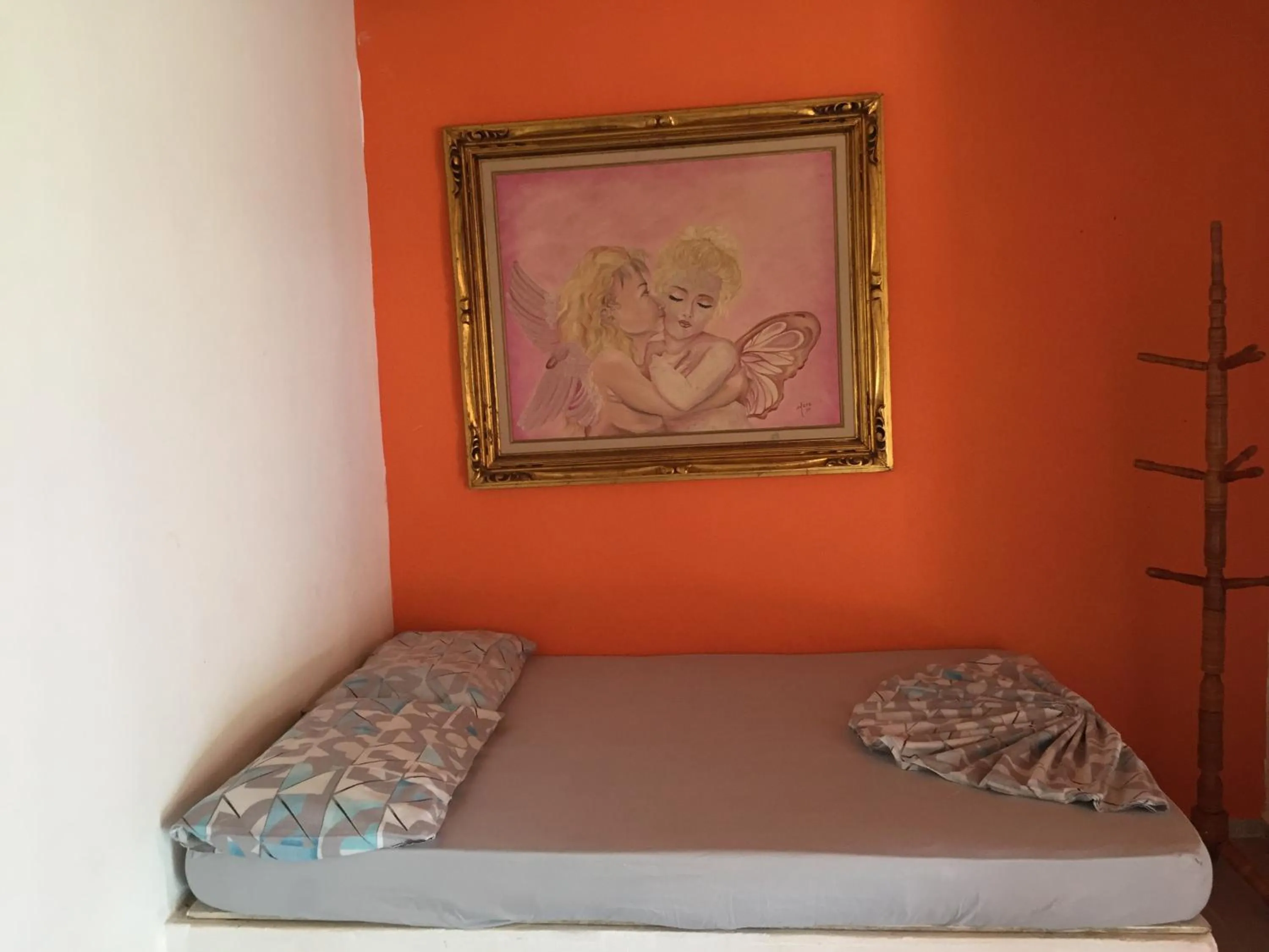 Property building, Bed in Pousada Ecológica Cavalo de Pedra