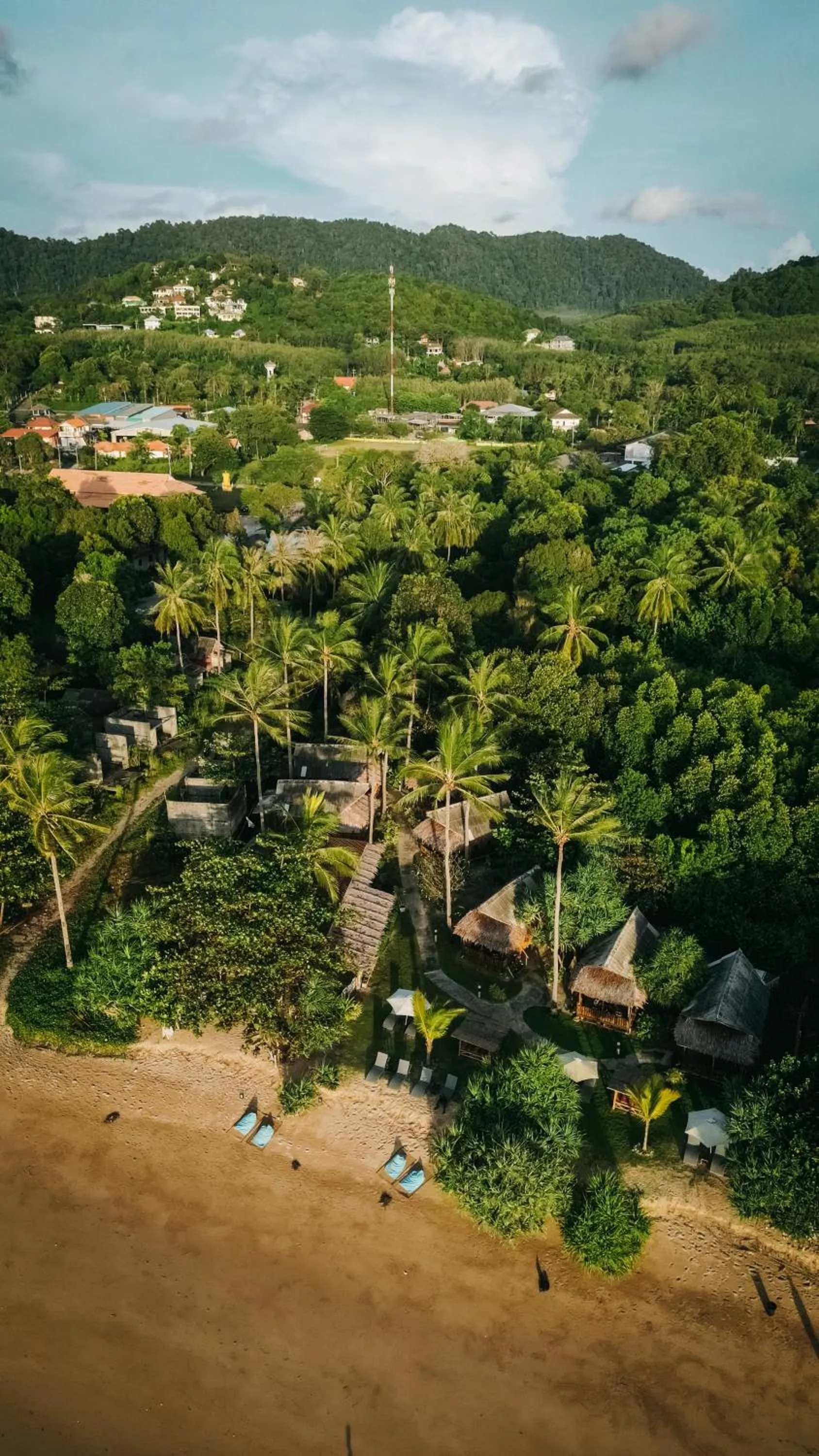 Bird's eye view in Lazy Days Bungalows